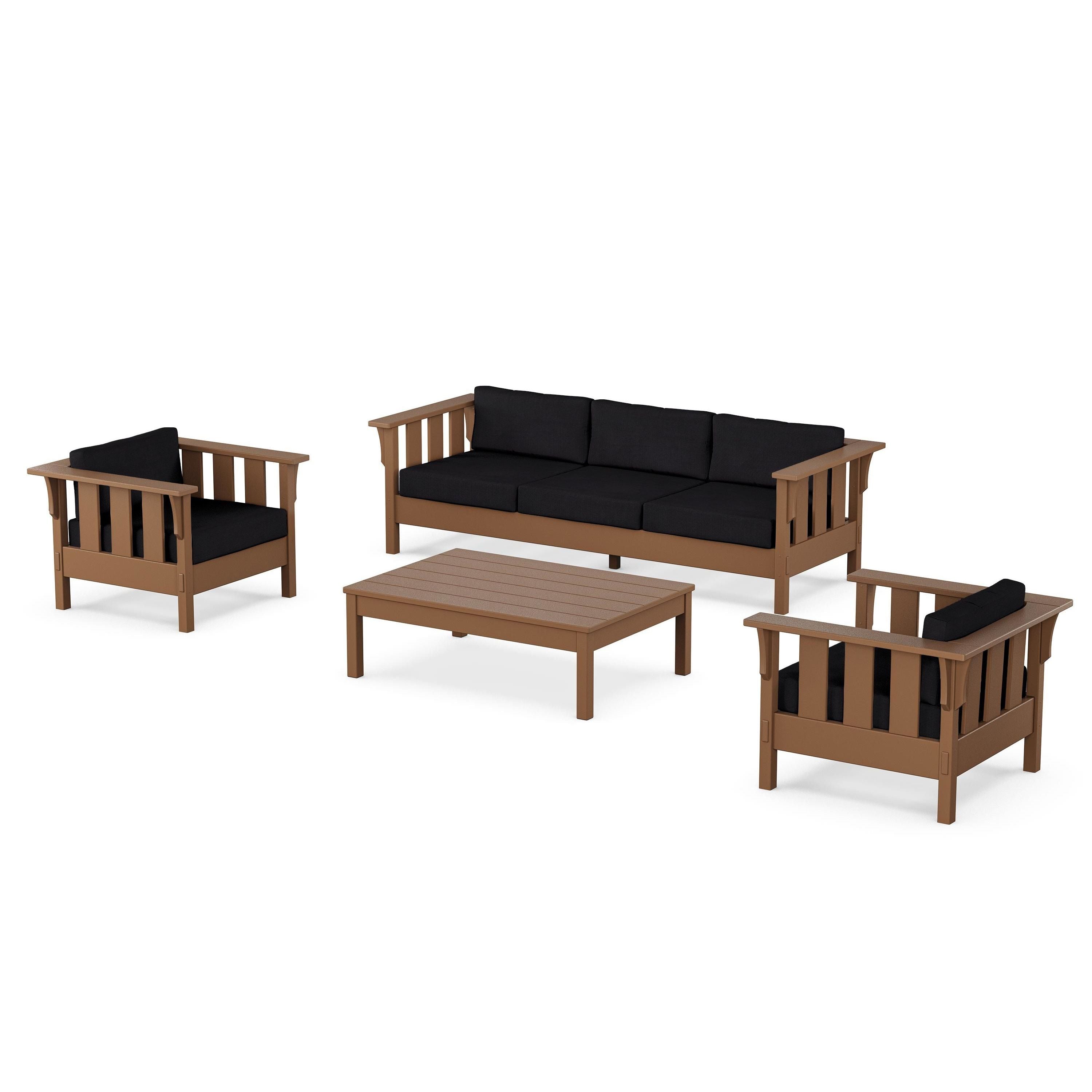 Acadia 4-Piece Deep Seating Set with Sofa