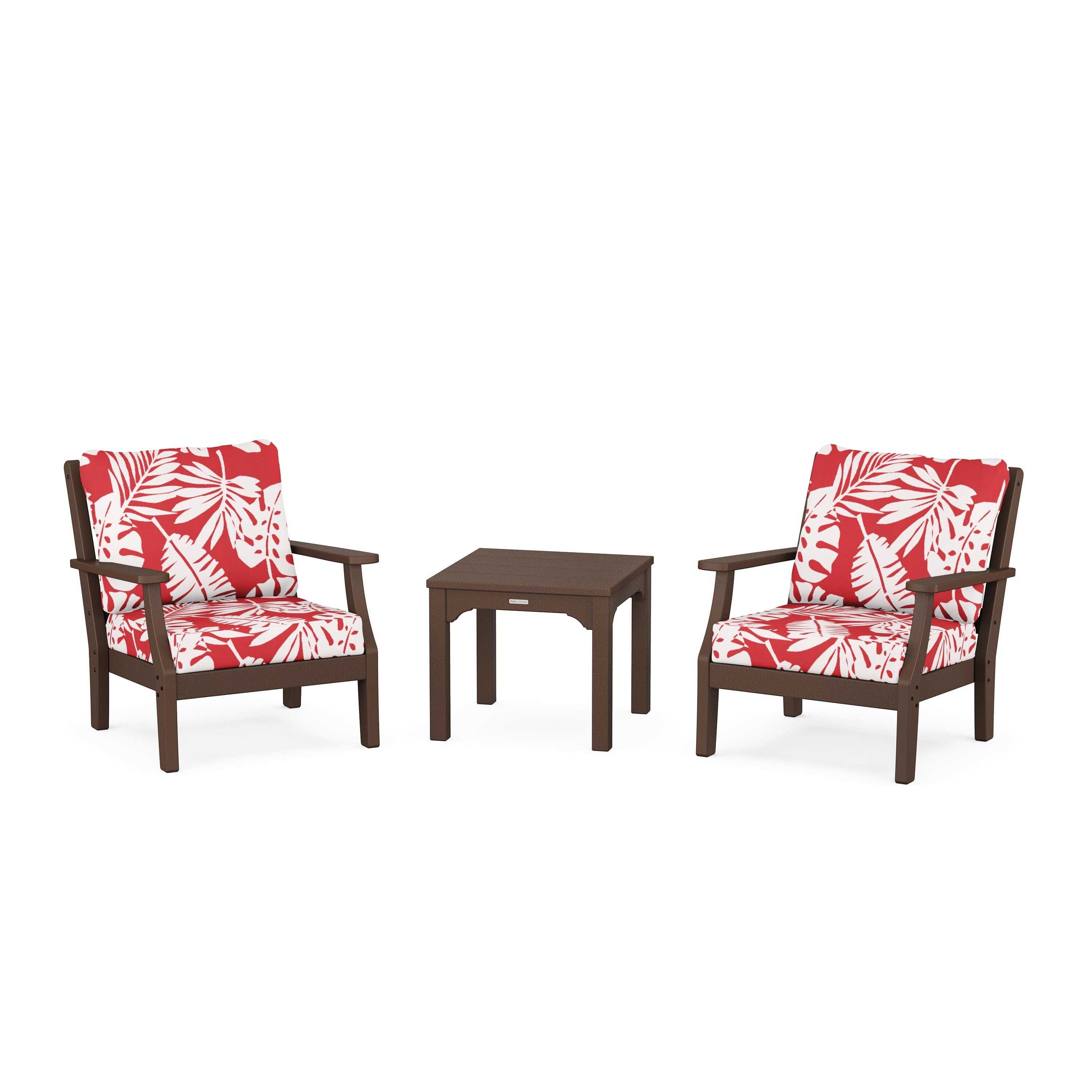 Chinoiserie 3-Piece Deep Seating Set