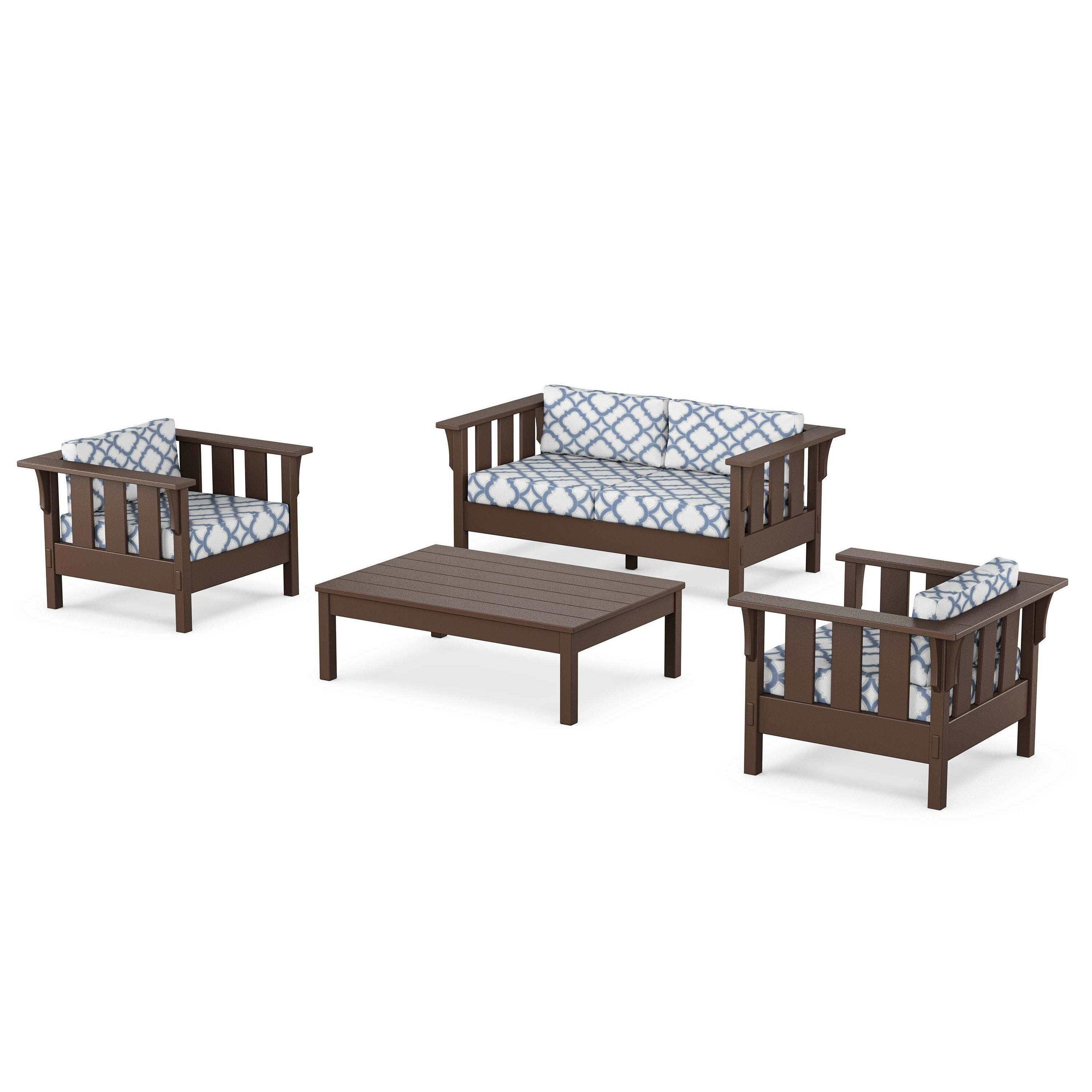 Acadia 4-Piece Deep Seating Set with Loveseat
