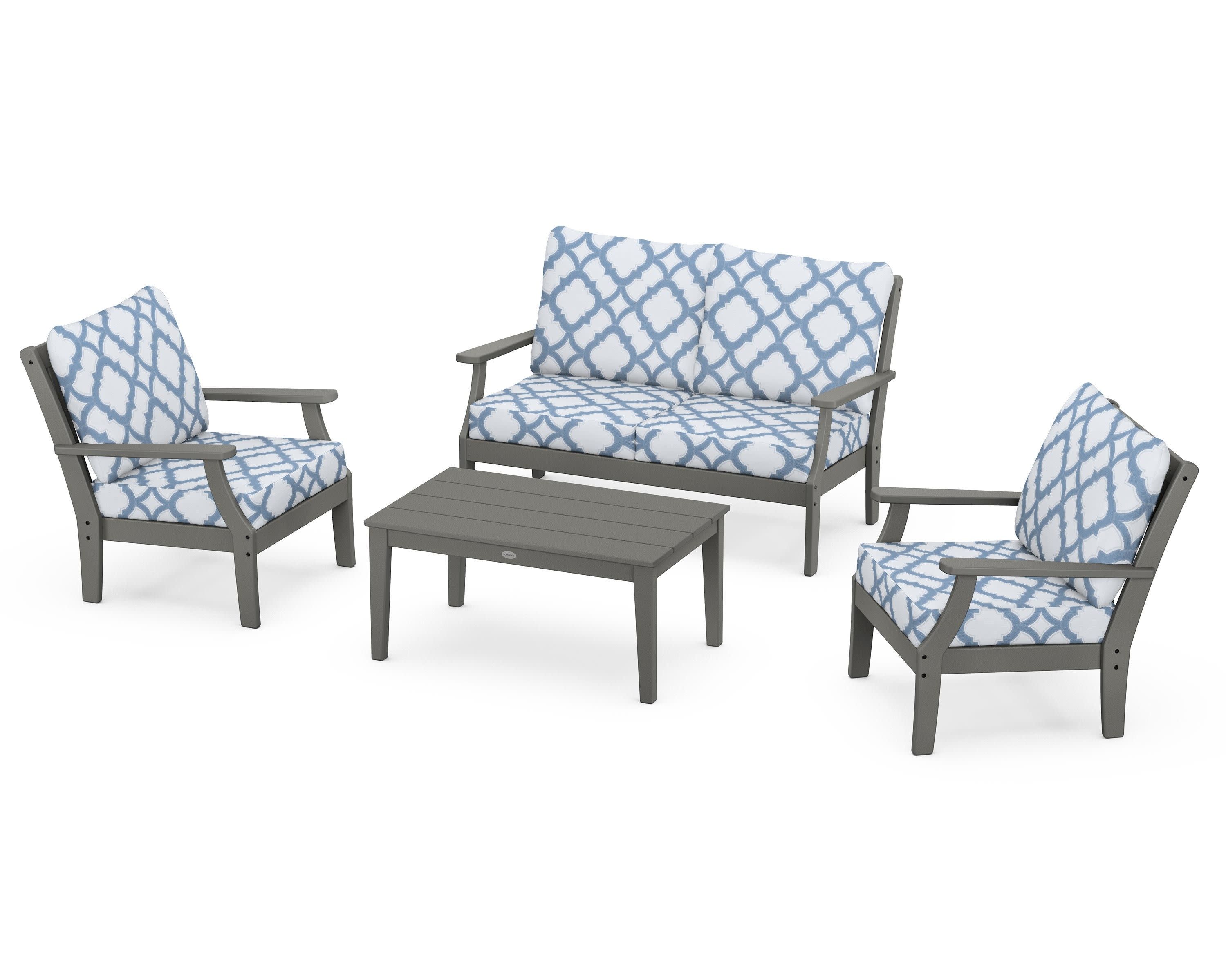 Braxton 4-Piece Deep Seating Chair Set