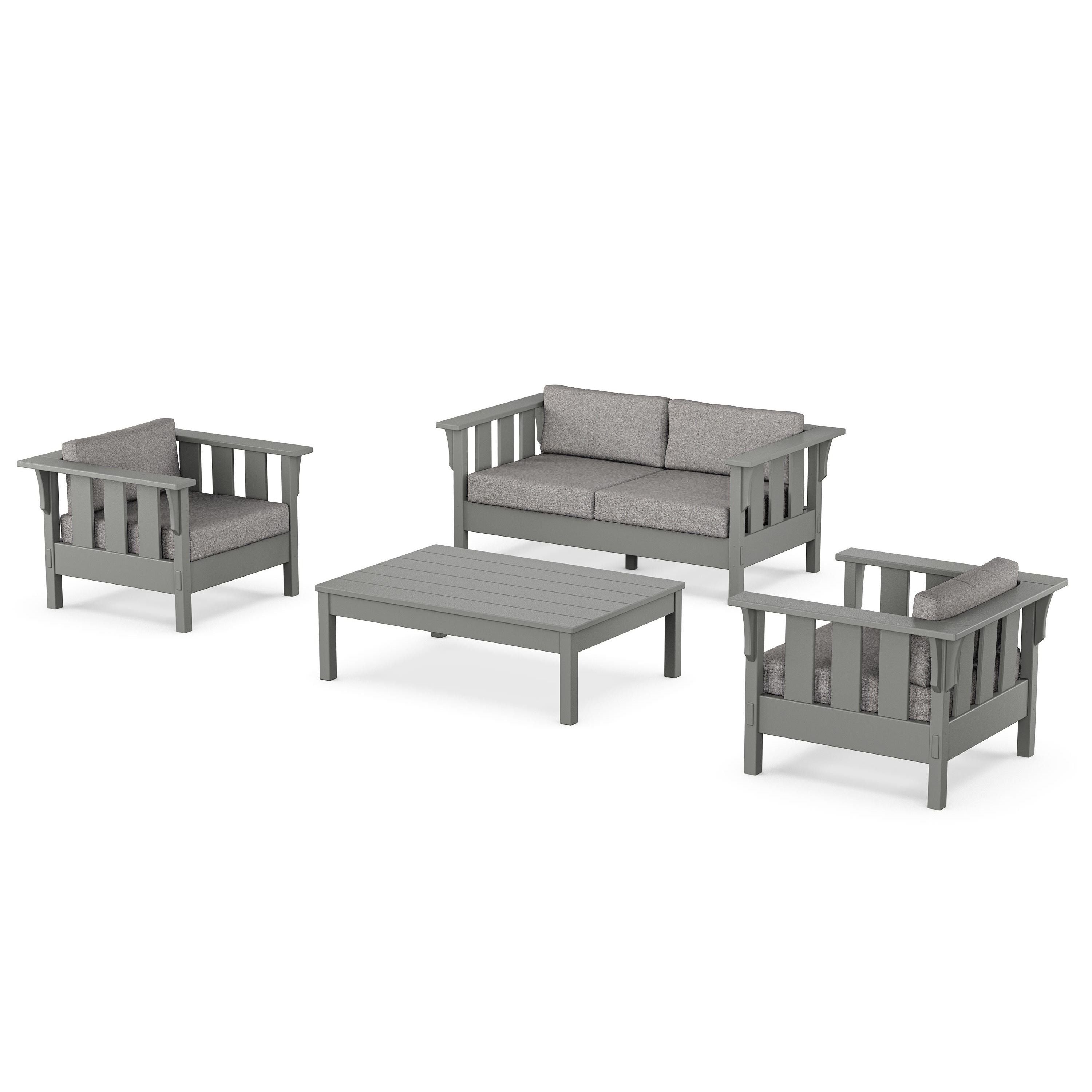 Acadia 4-Piece Deep Seating Set with Loveseat