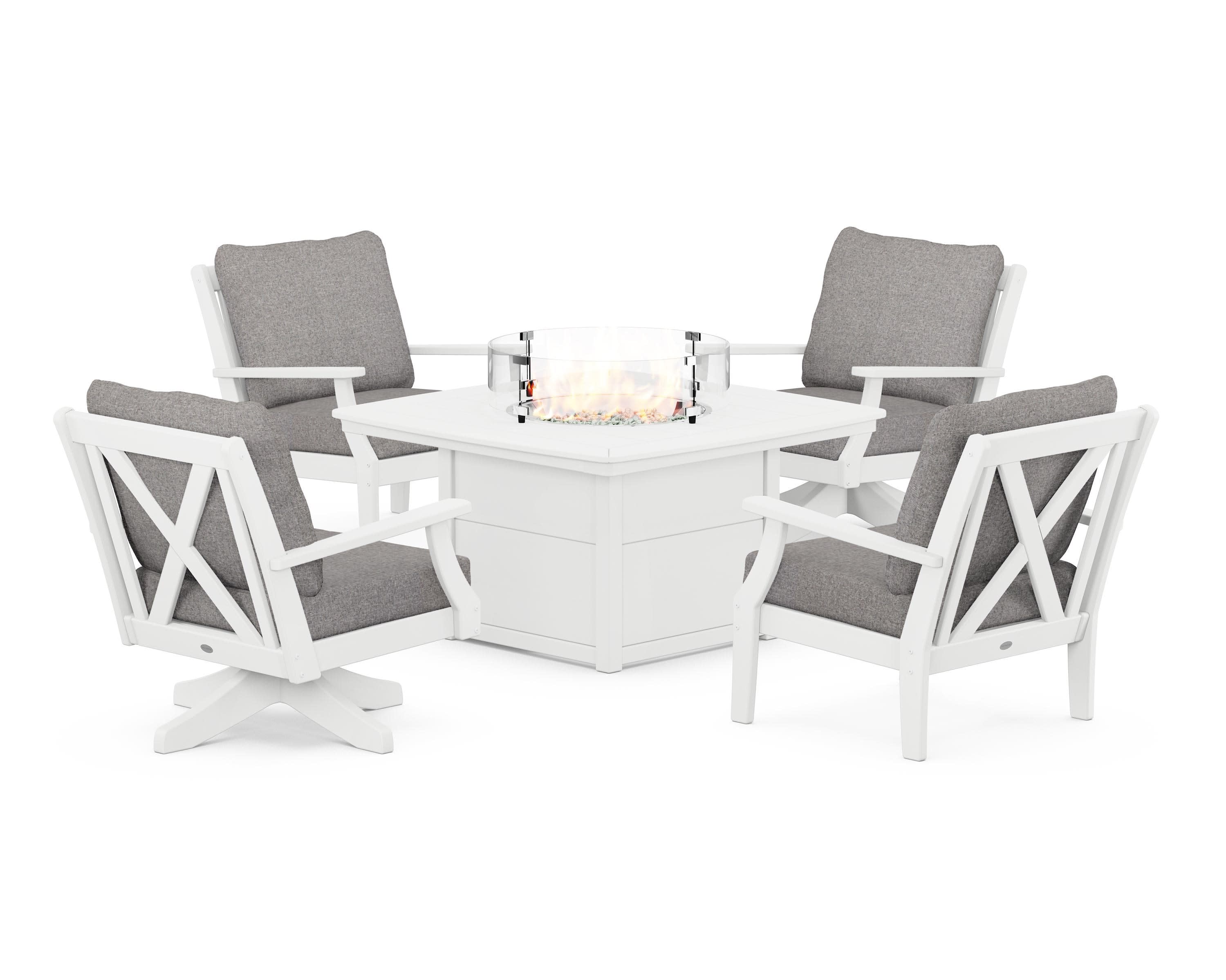 Braxton 5-Piece Deep Seating Set with Fire Table