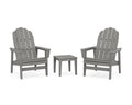 3-Piece Vineyard Grand Upright Adirondack Set