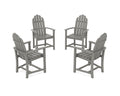 Classic 4-Piece Upright Adirondack Conversation Set