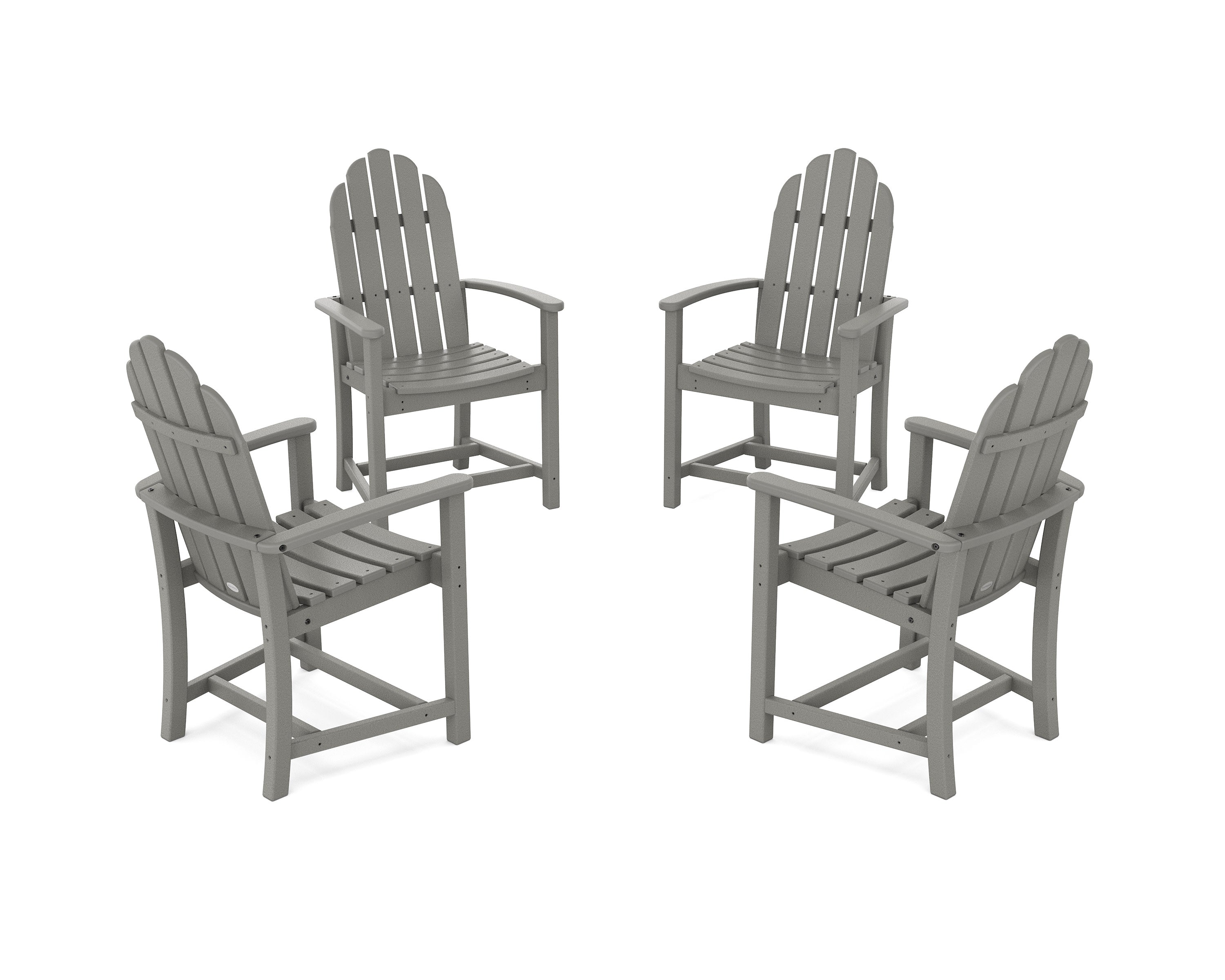 Classic 4-Piece Upright Adirondack Conversation Set