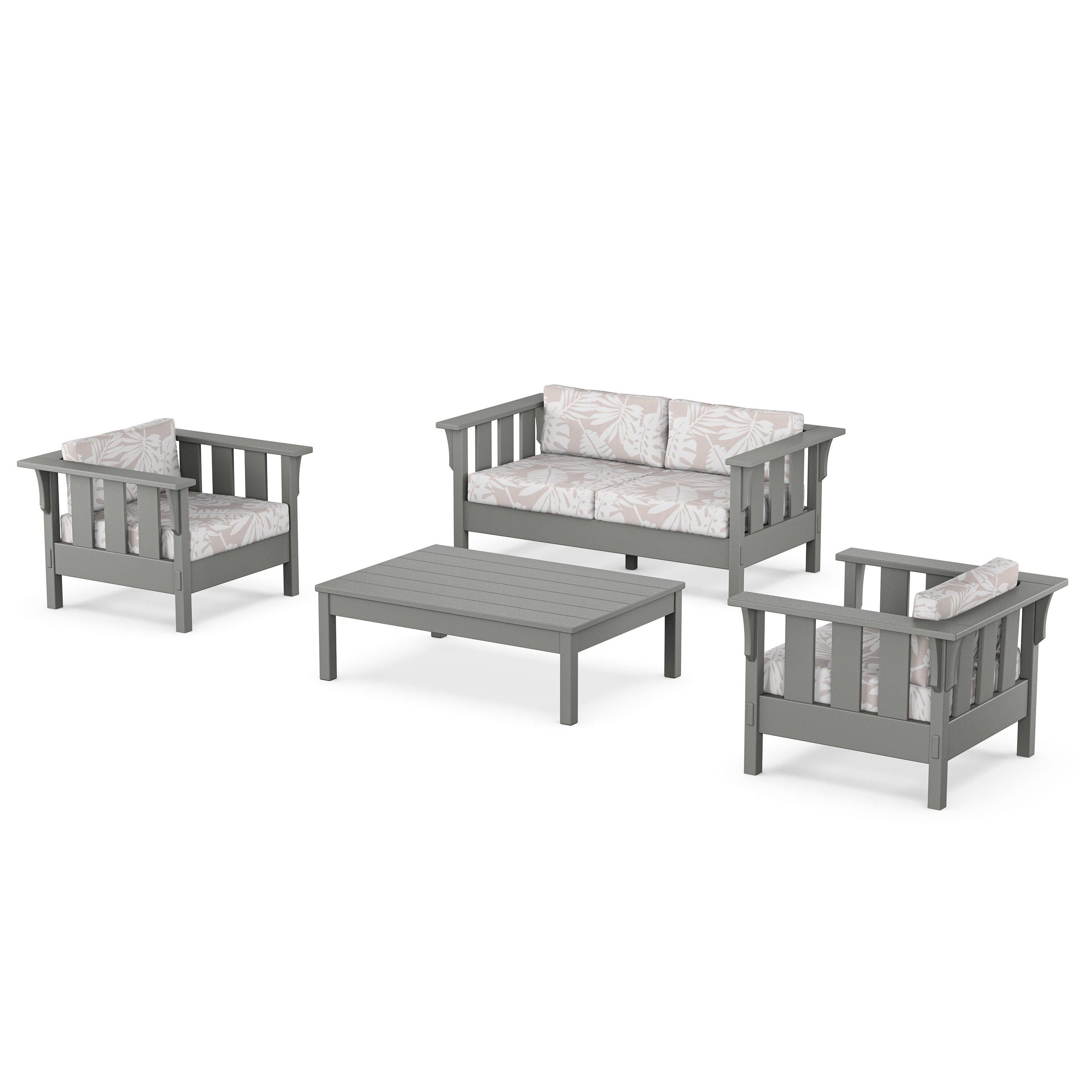 Acadia 4-Piece Deep Seating Set with Loveseat