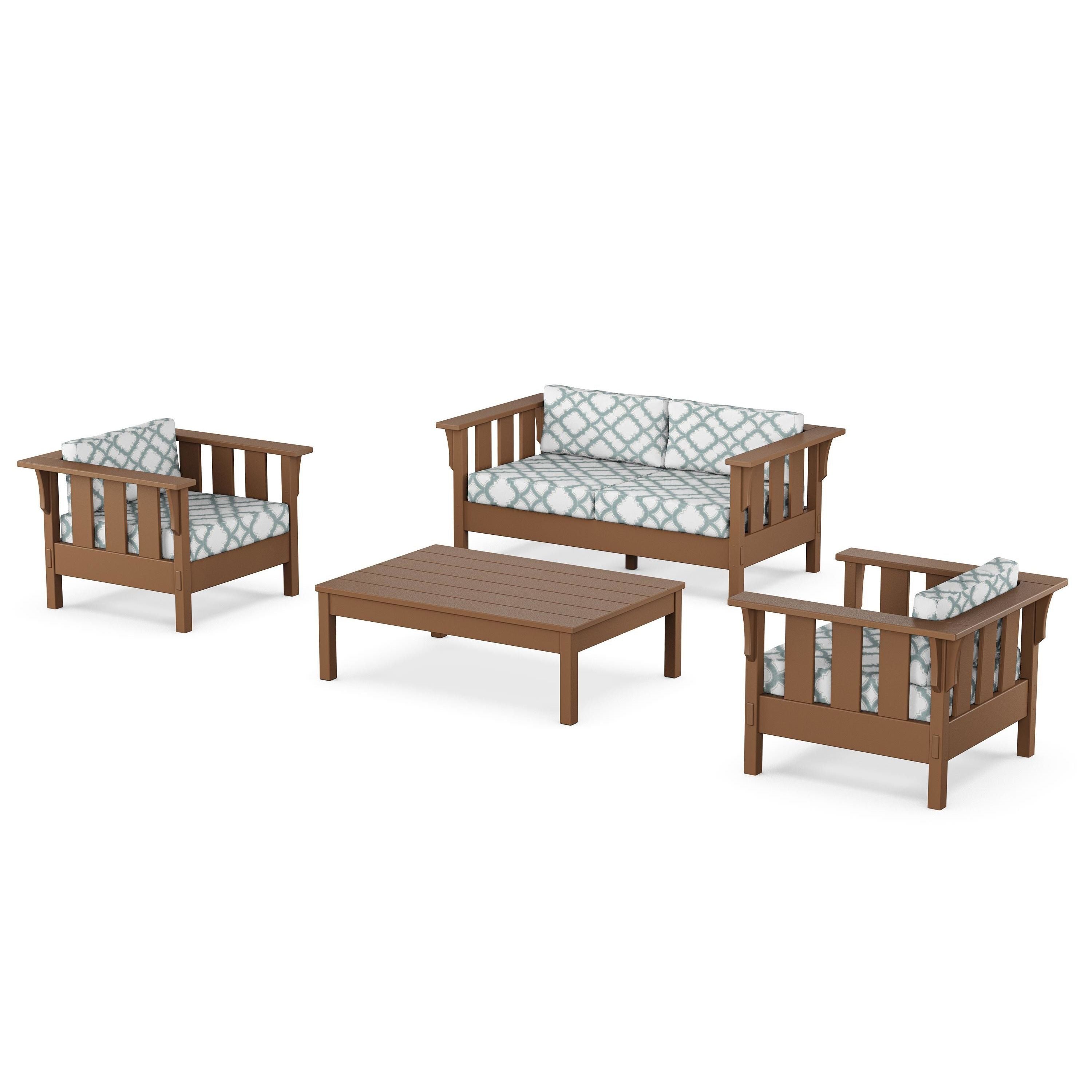 Acadia 4-Piece Deep Seating Set with Loveseat