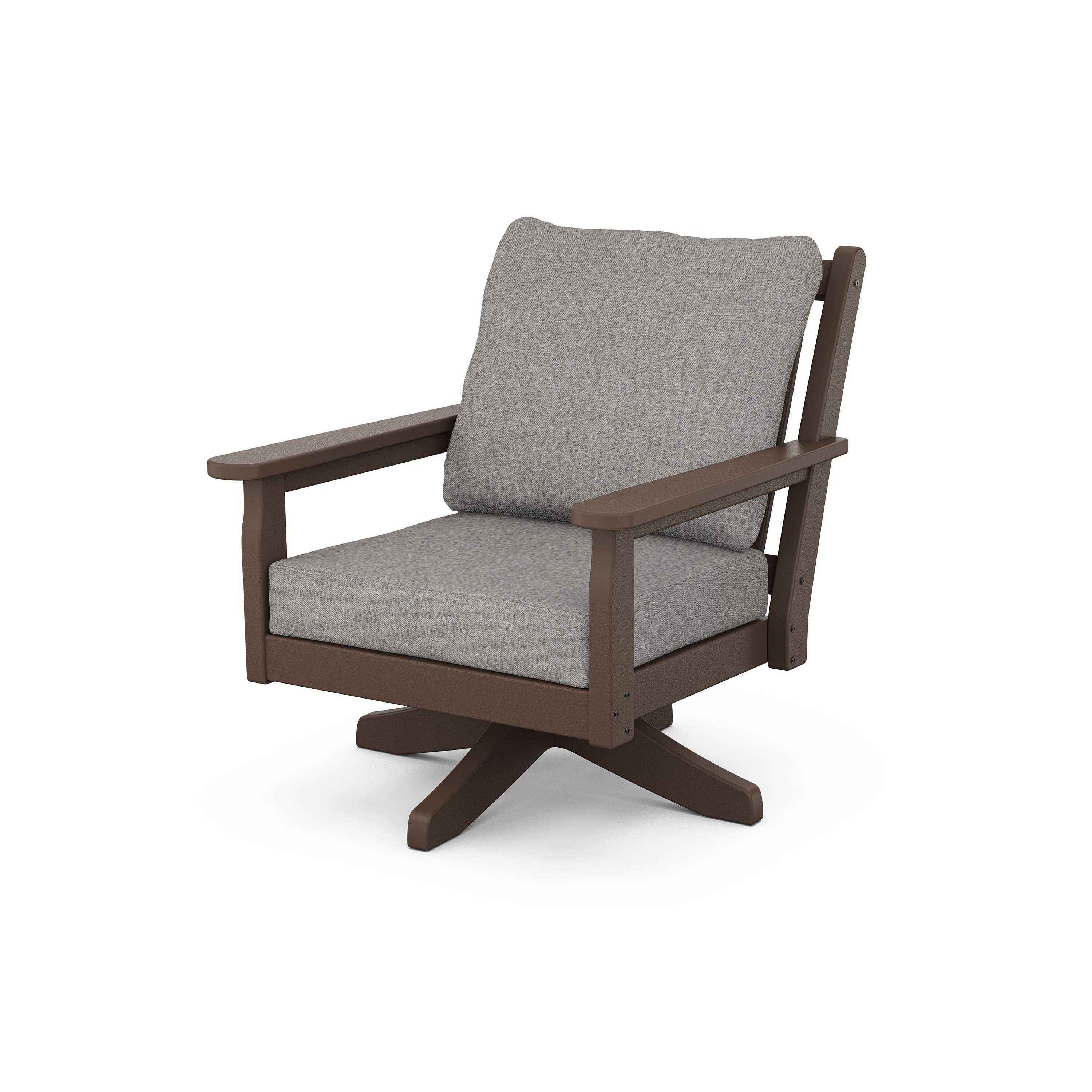 Chippendale Deep Seating Swivel Chair