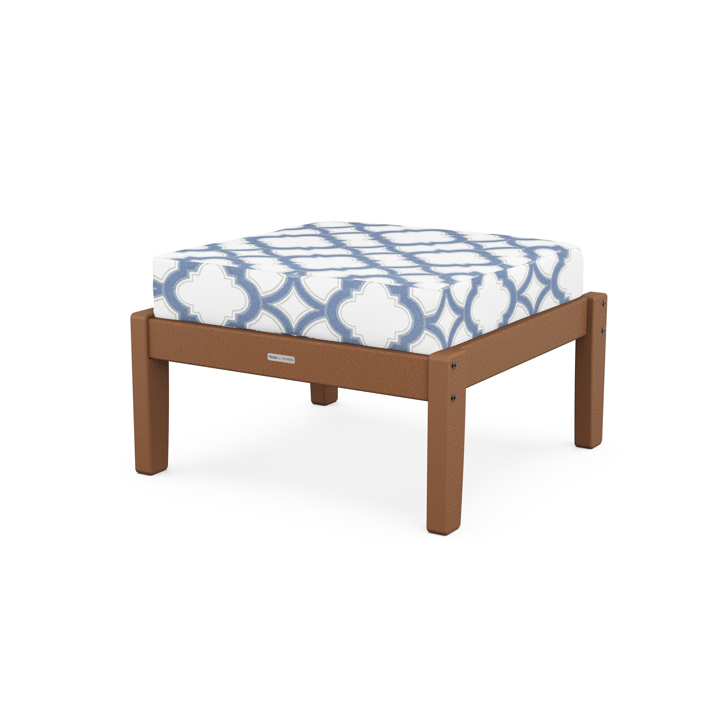 Chinoiserie Deep Seating Ottoman