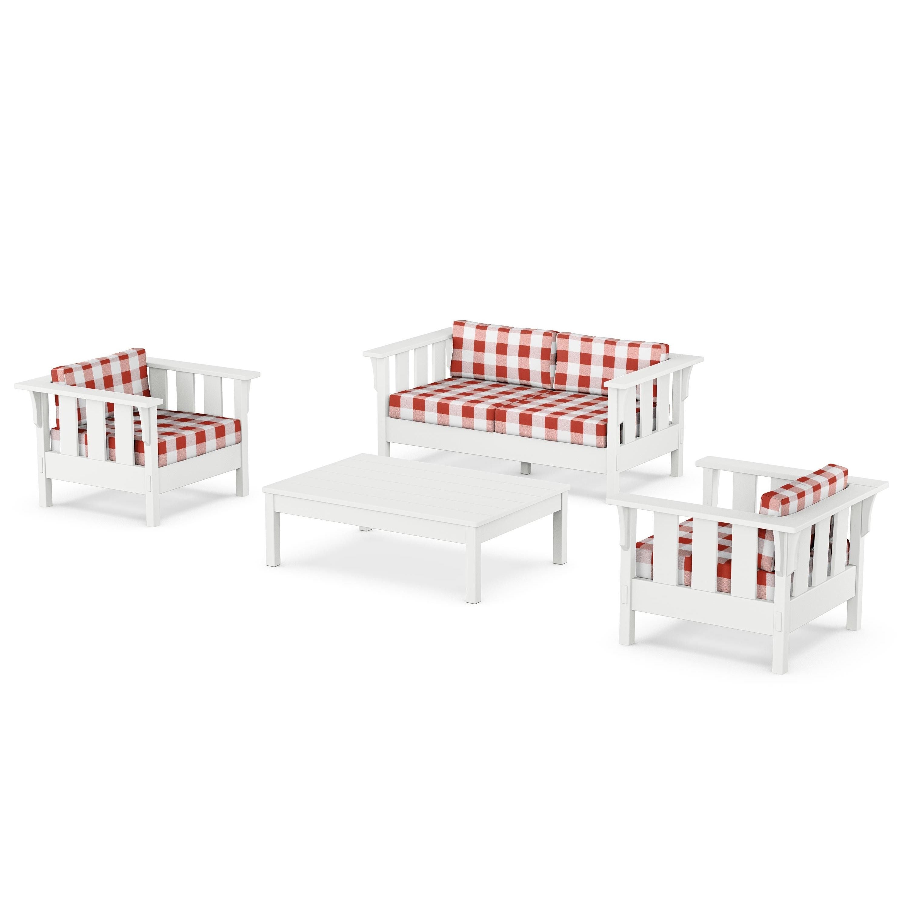Acadia 4-Piece Deep Seating Set with Loveseat