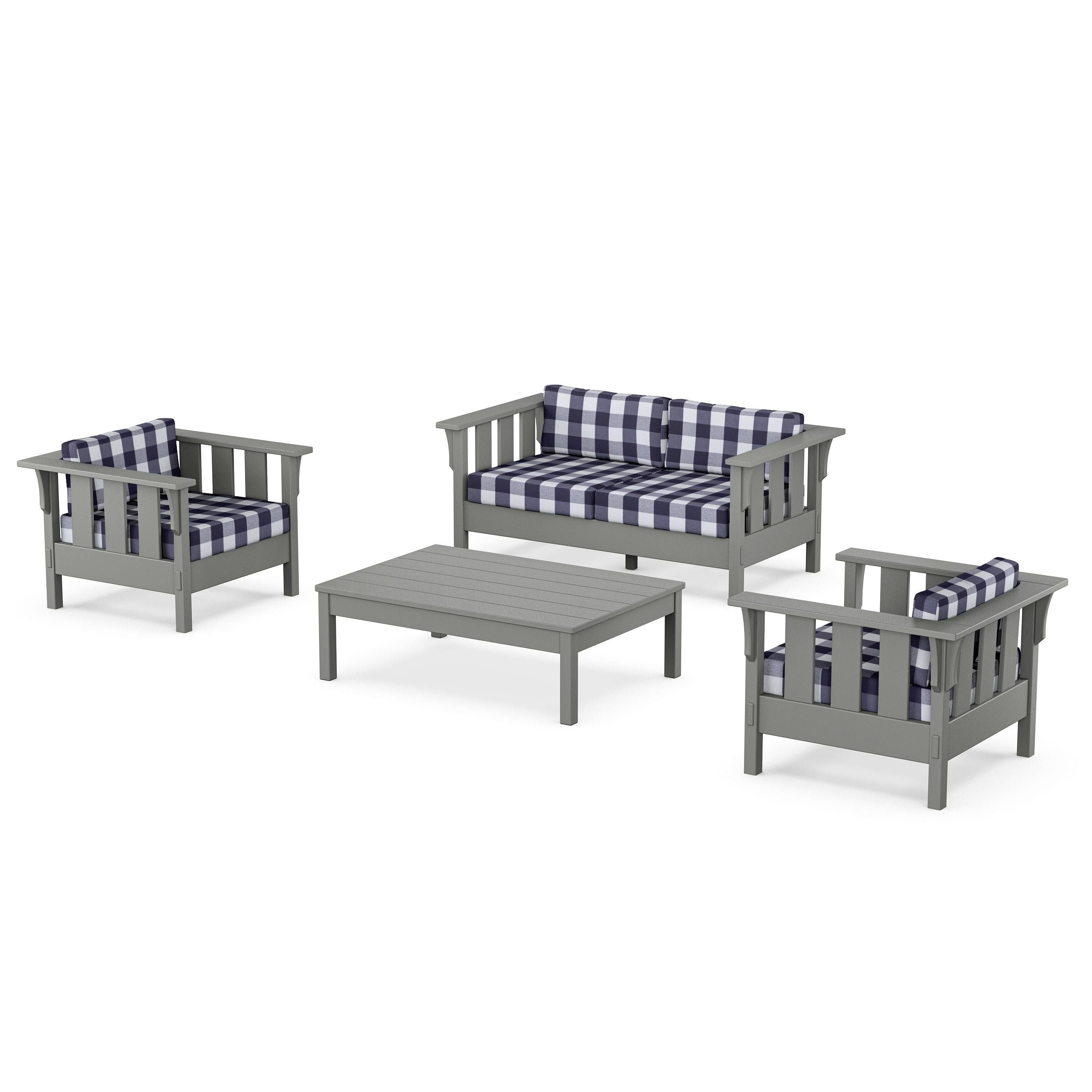 Acadia 4-Piece Deep Seating Set with Loveseat