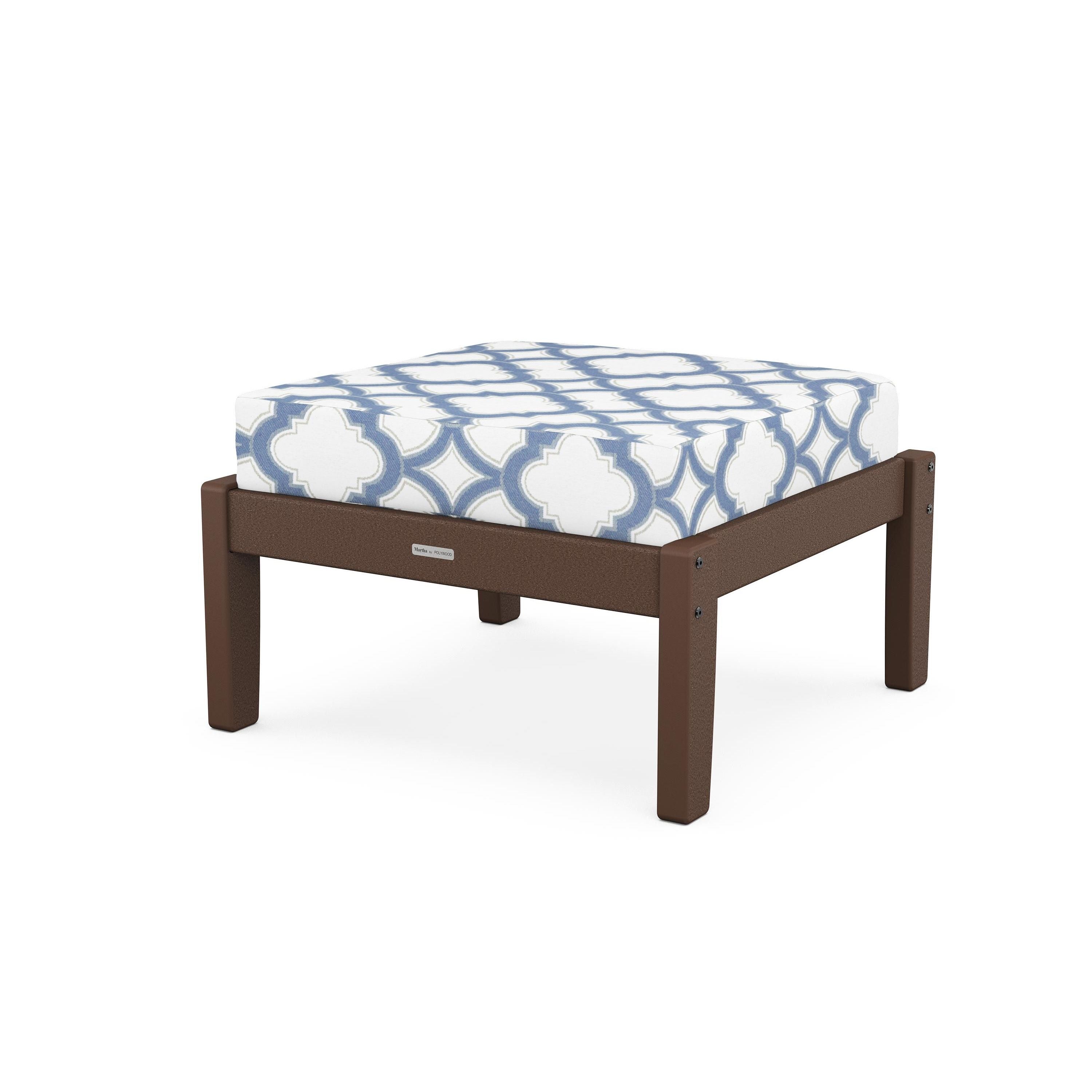 Chinoiserie Deep Seating Ottoman