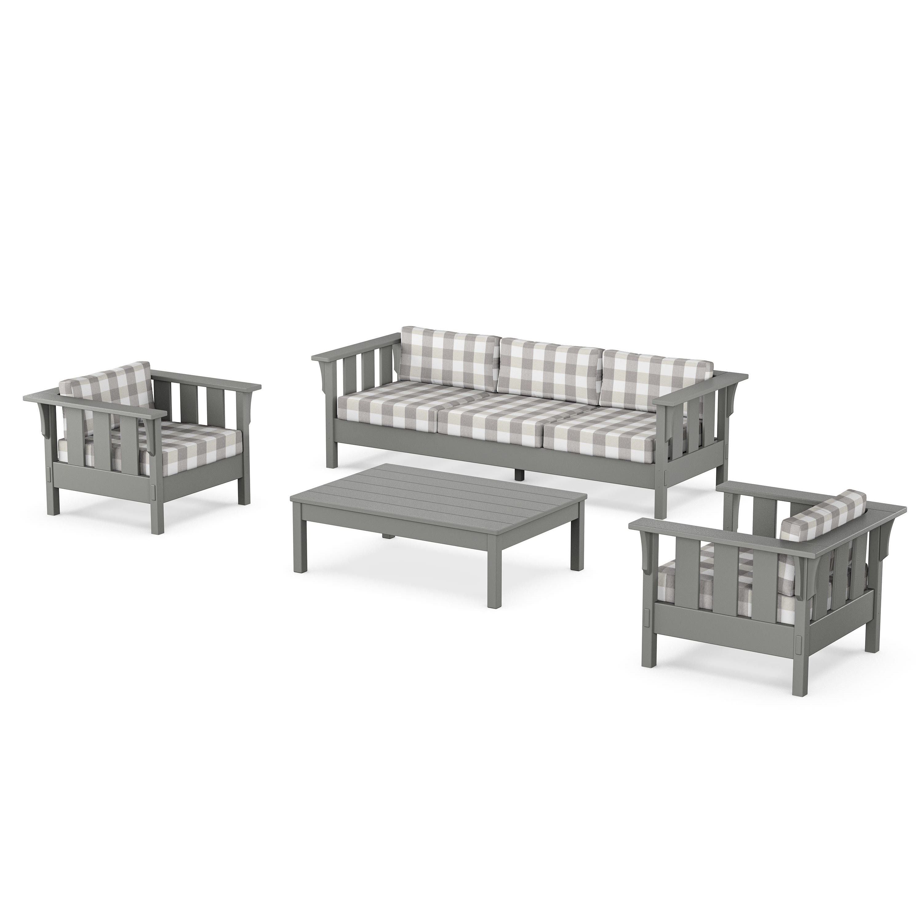 Acadia 4-Piece Deep Seating Set with Sofa