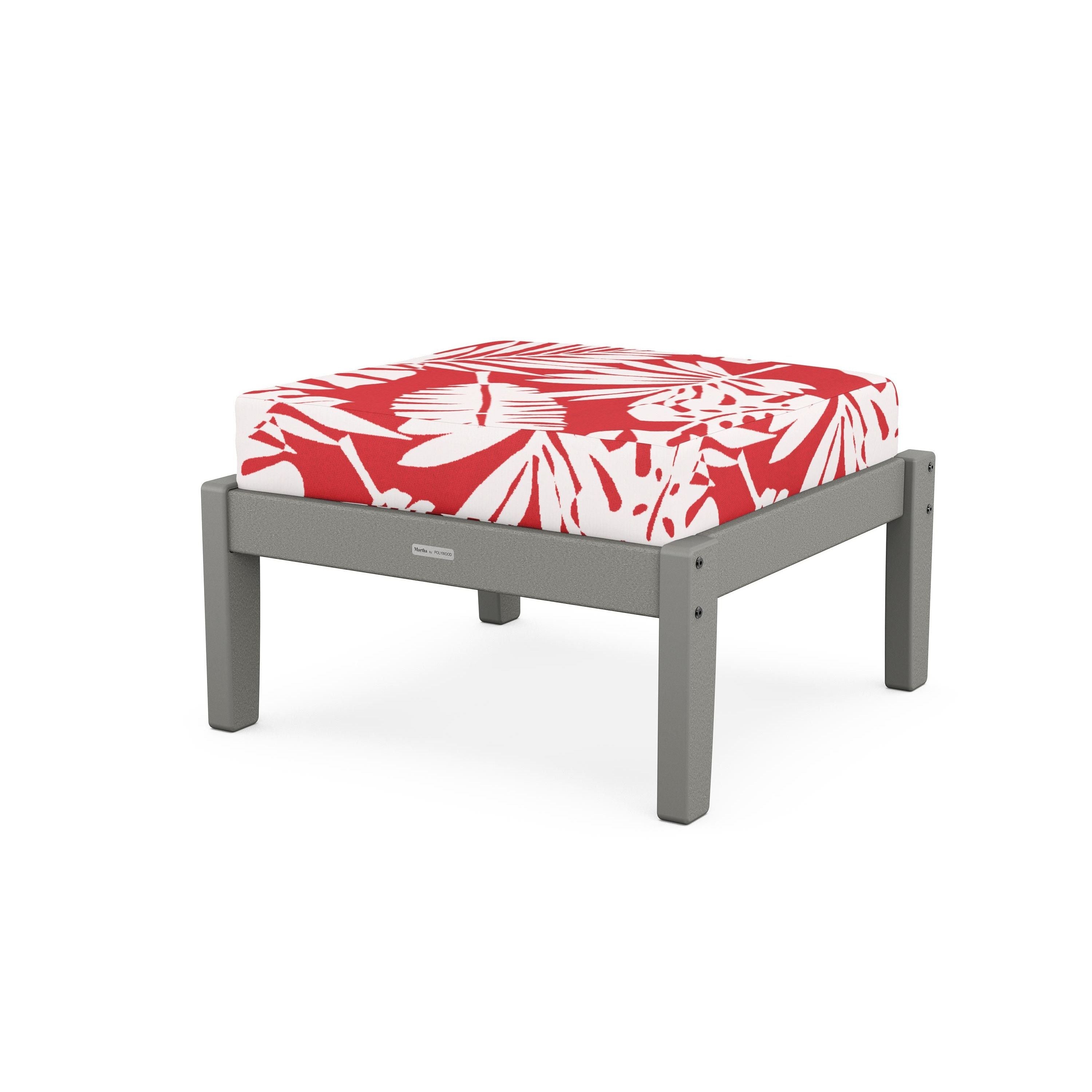 Chinoiserie Deep Seating Ottoman