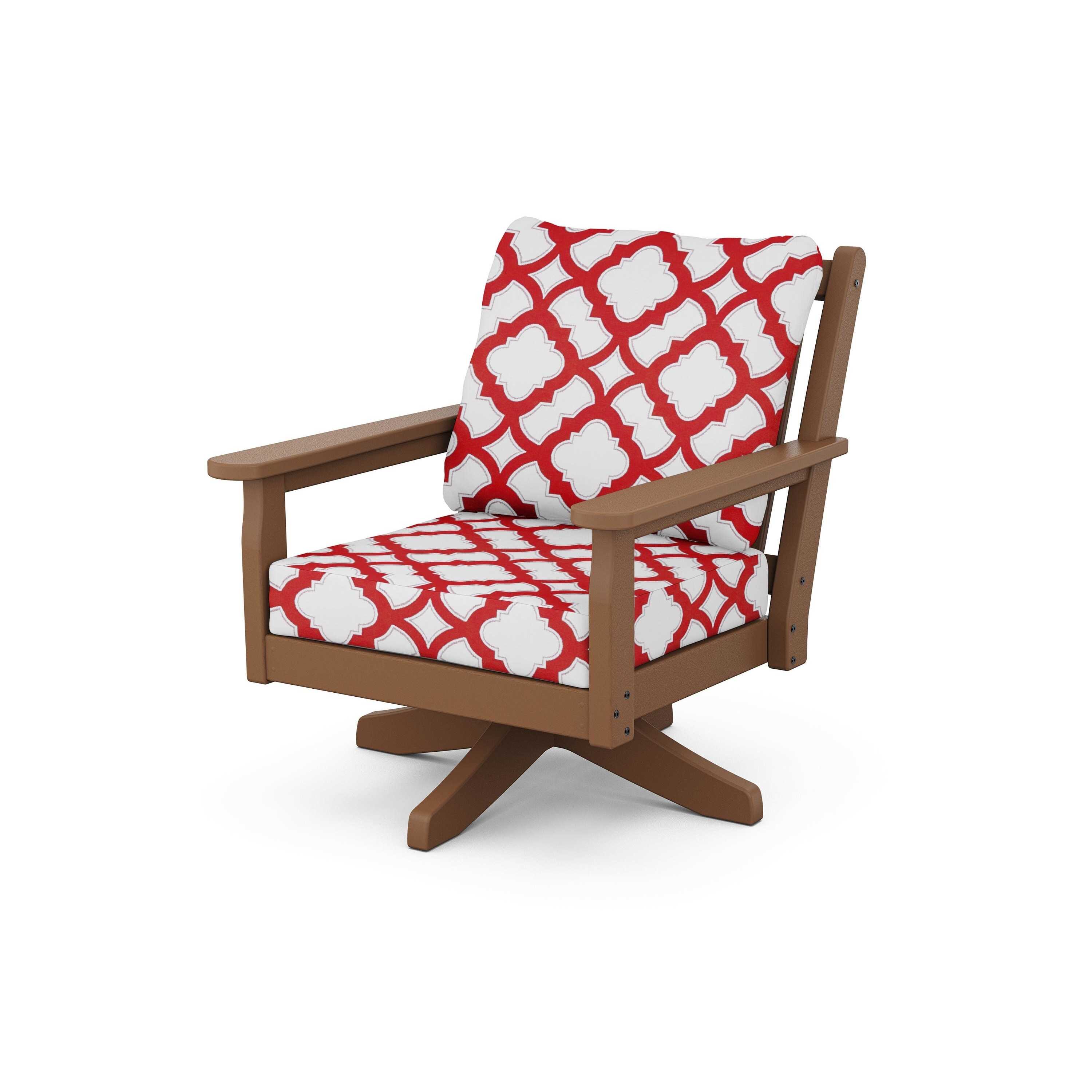 Chippendale Deep Seating Swivel Chair