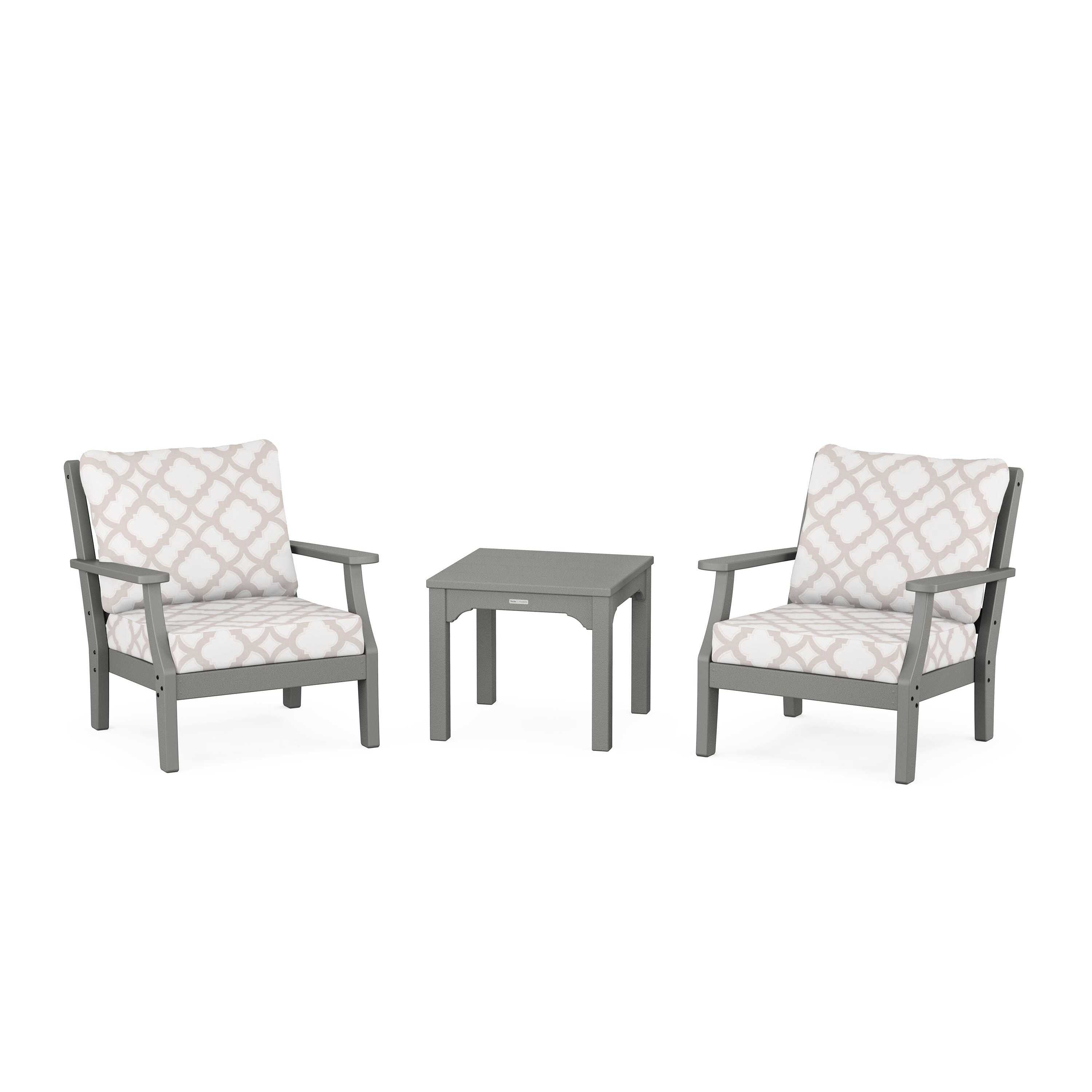 Chinoiserie 3-Piece Deep Seating Set