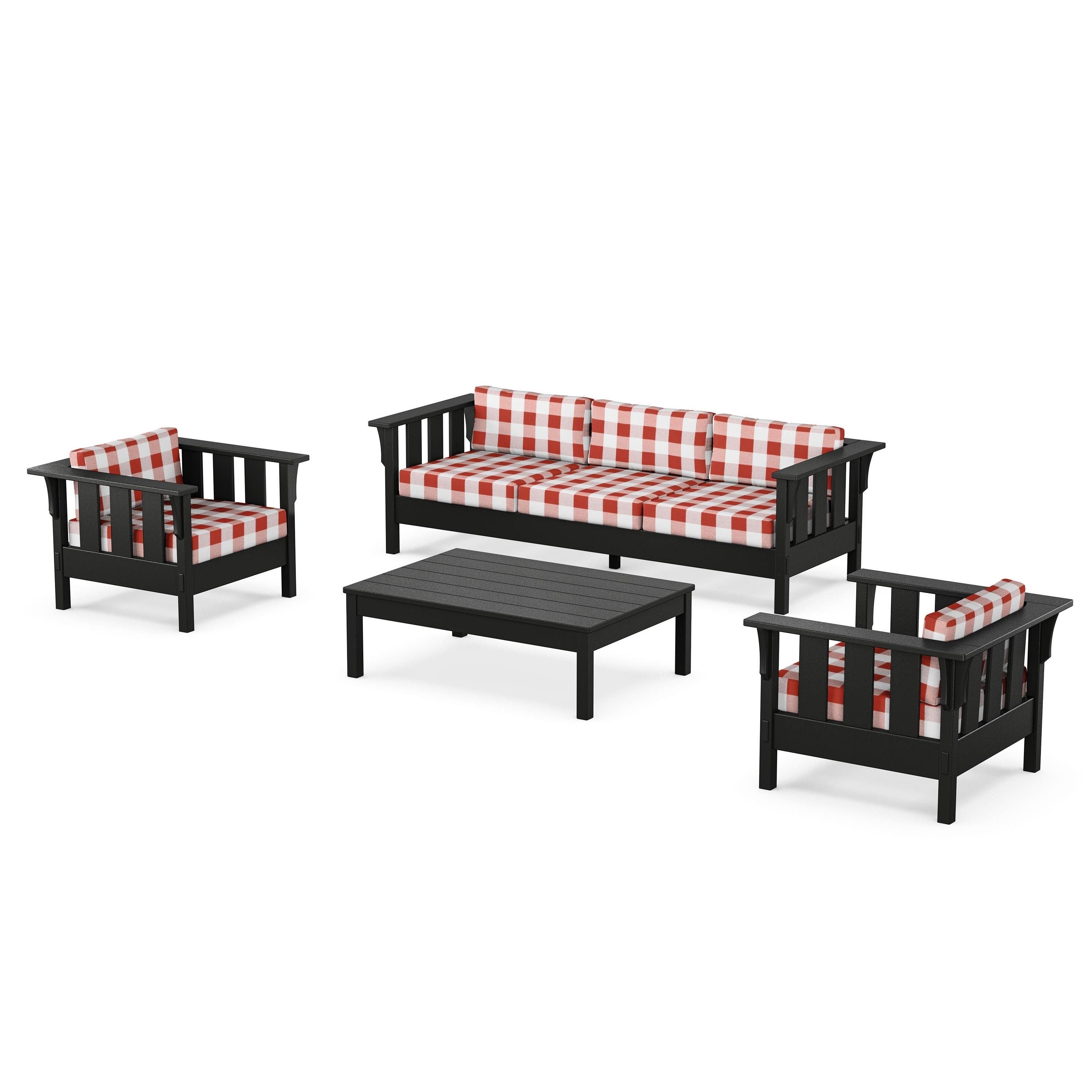 Acadia 4-Piece Deep Seating Set with Sofa