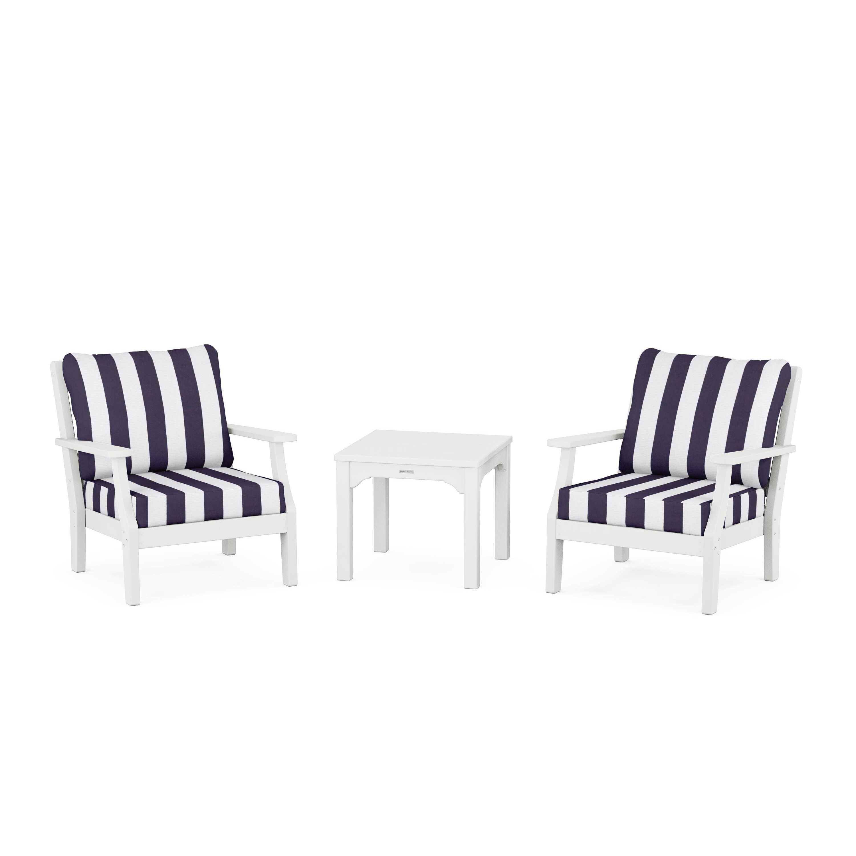 Chinoiserie 3-Piece Deep Seating Set