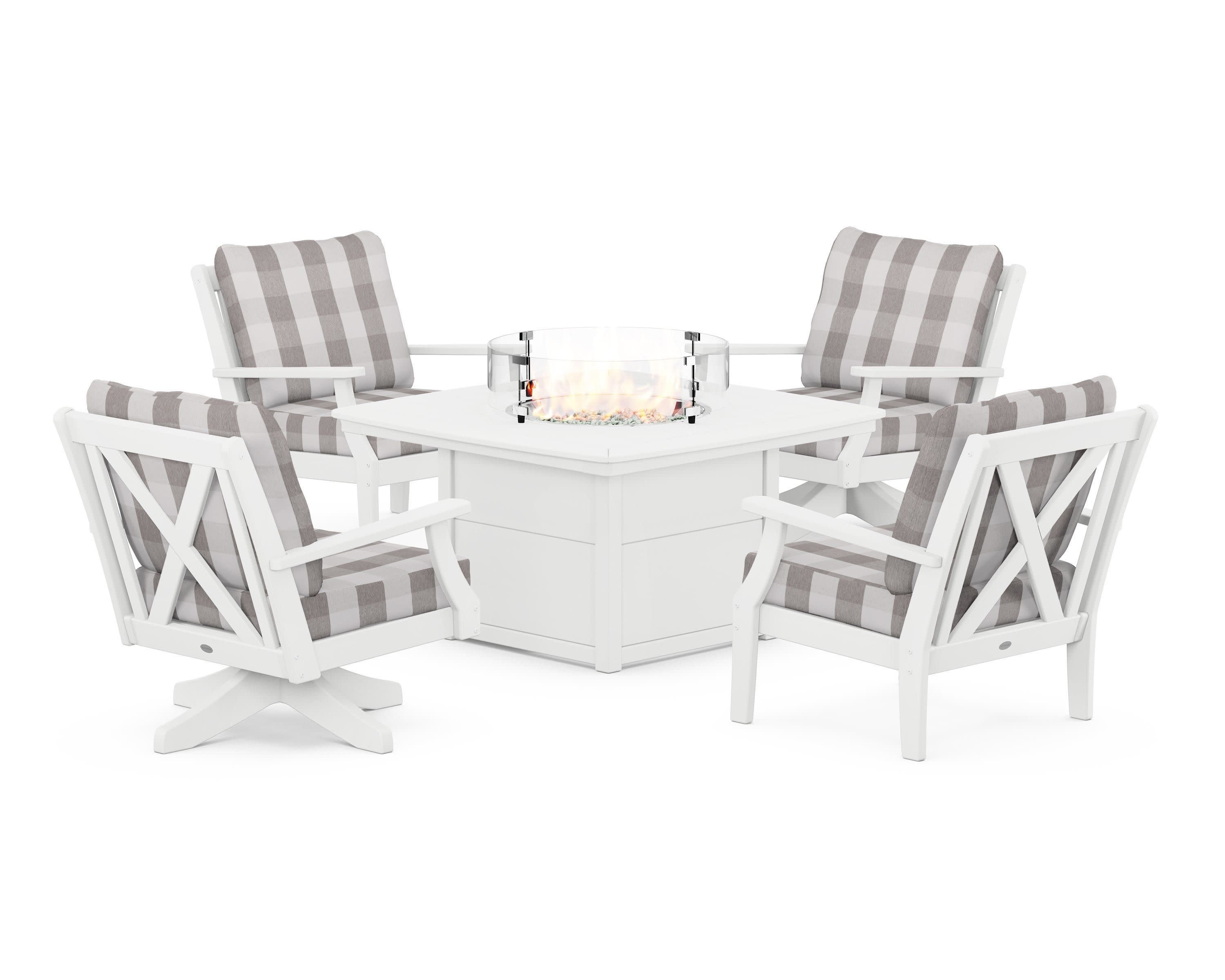 Braxton 5-Piece Deep Seating Set with Fire Table