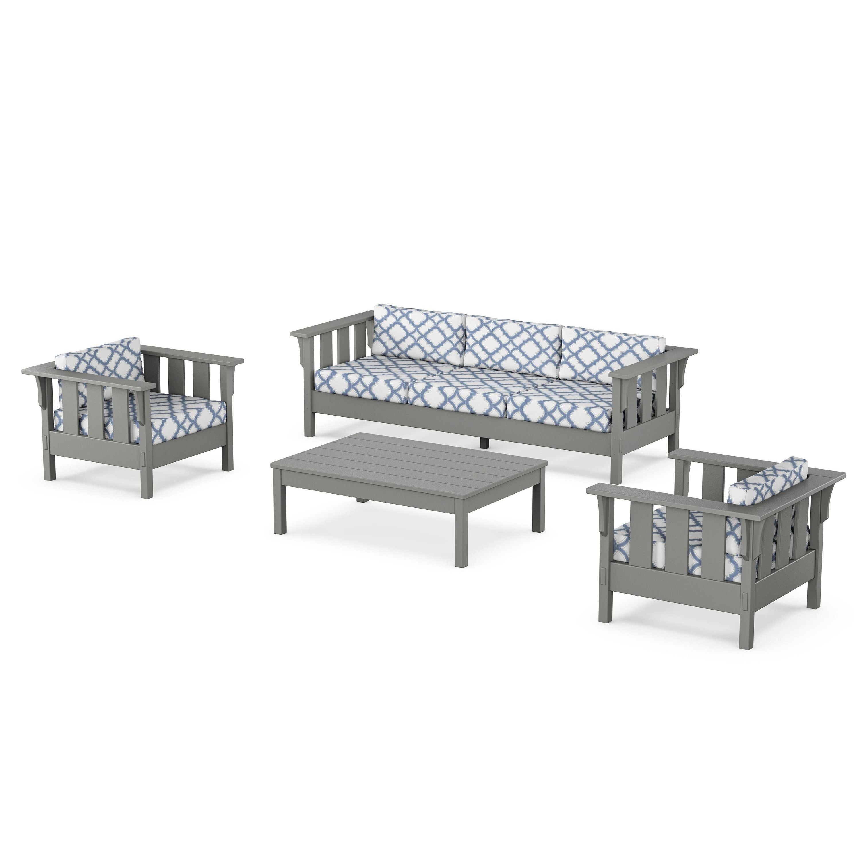 Acadia 4-Piece Deep Seating Set with Sofa