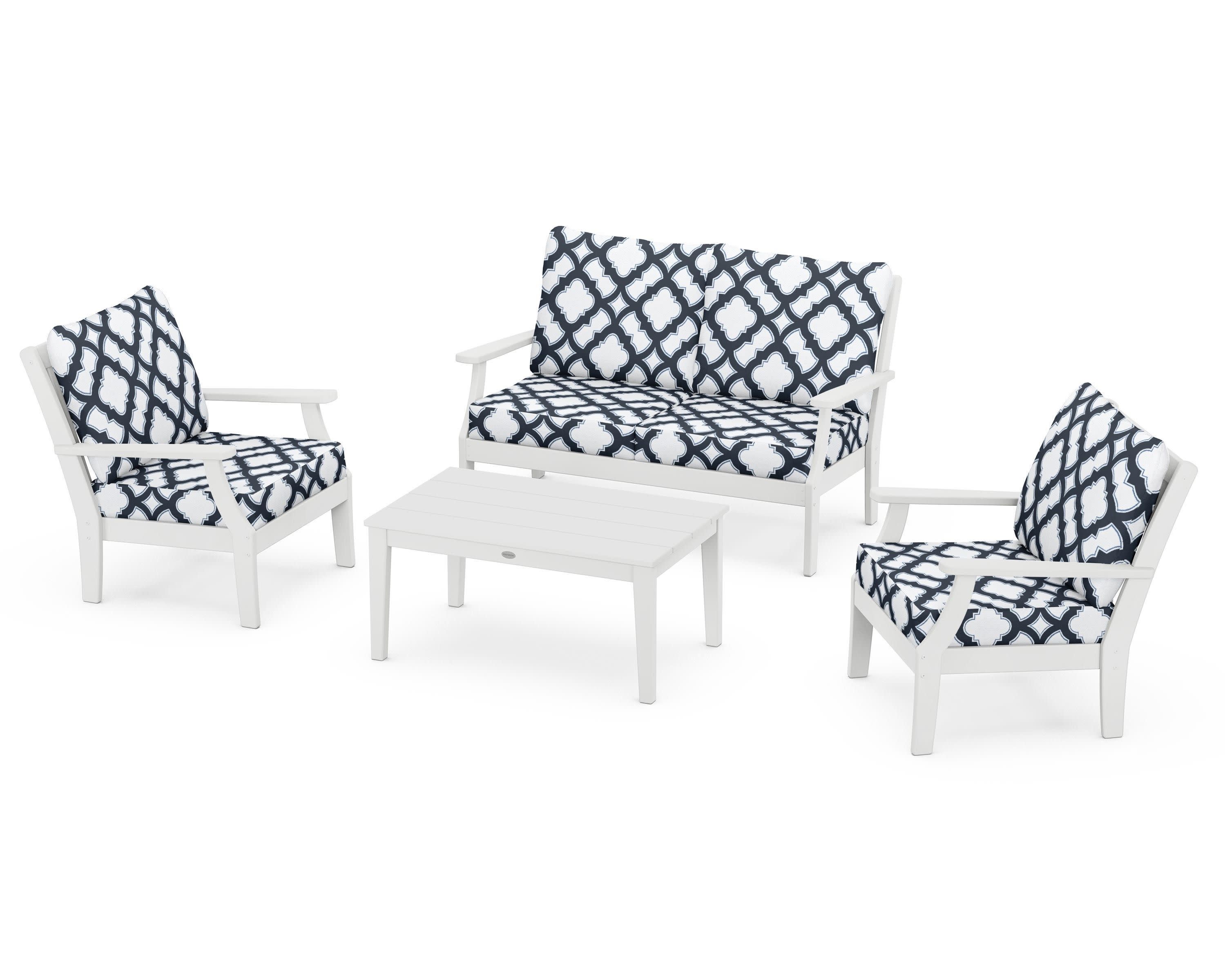Braxton 4-Piece Deep Seating Chair Set