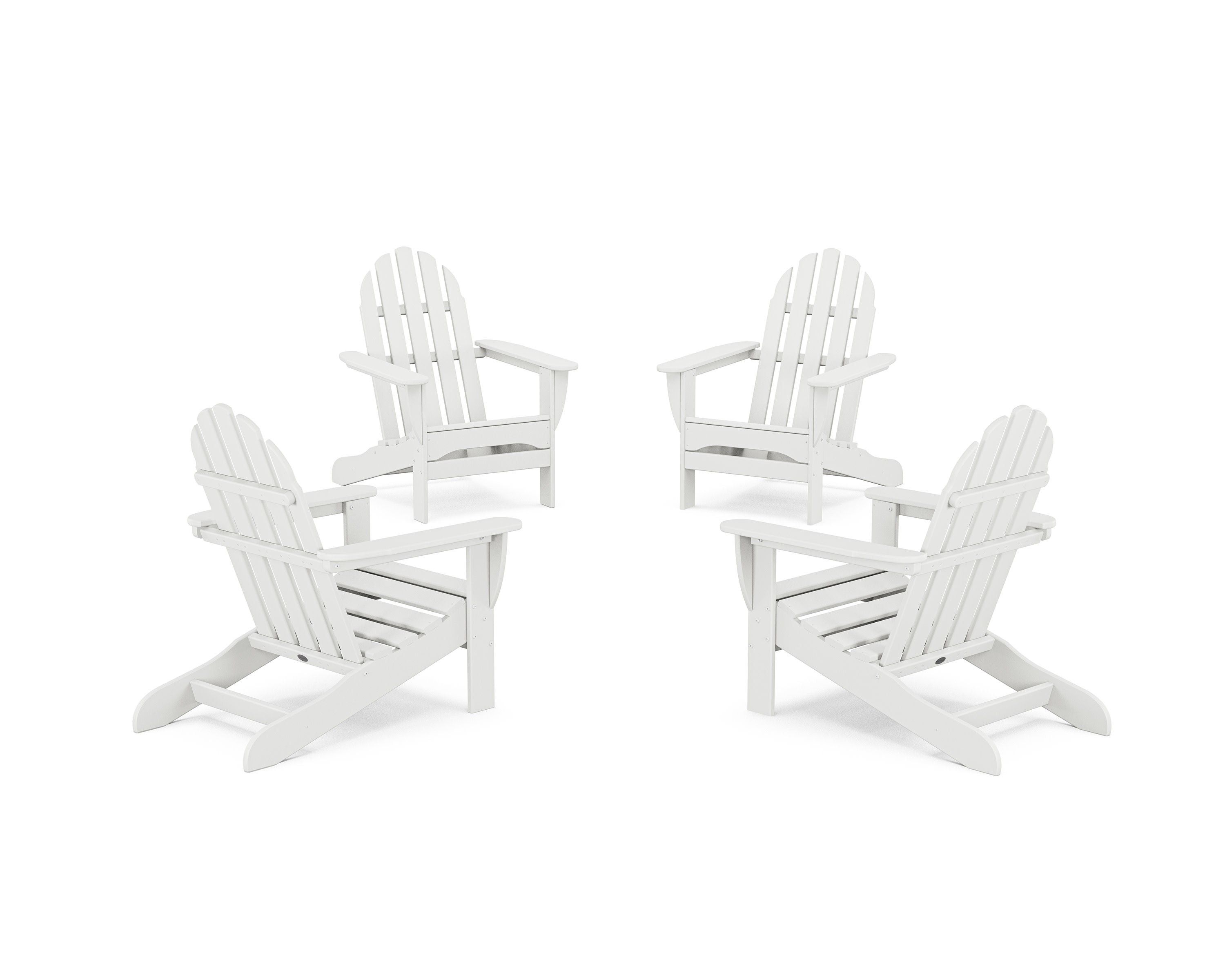 4-Piece Classic Adirondack Conversation Set