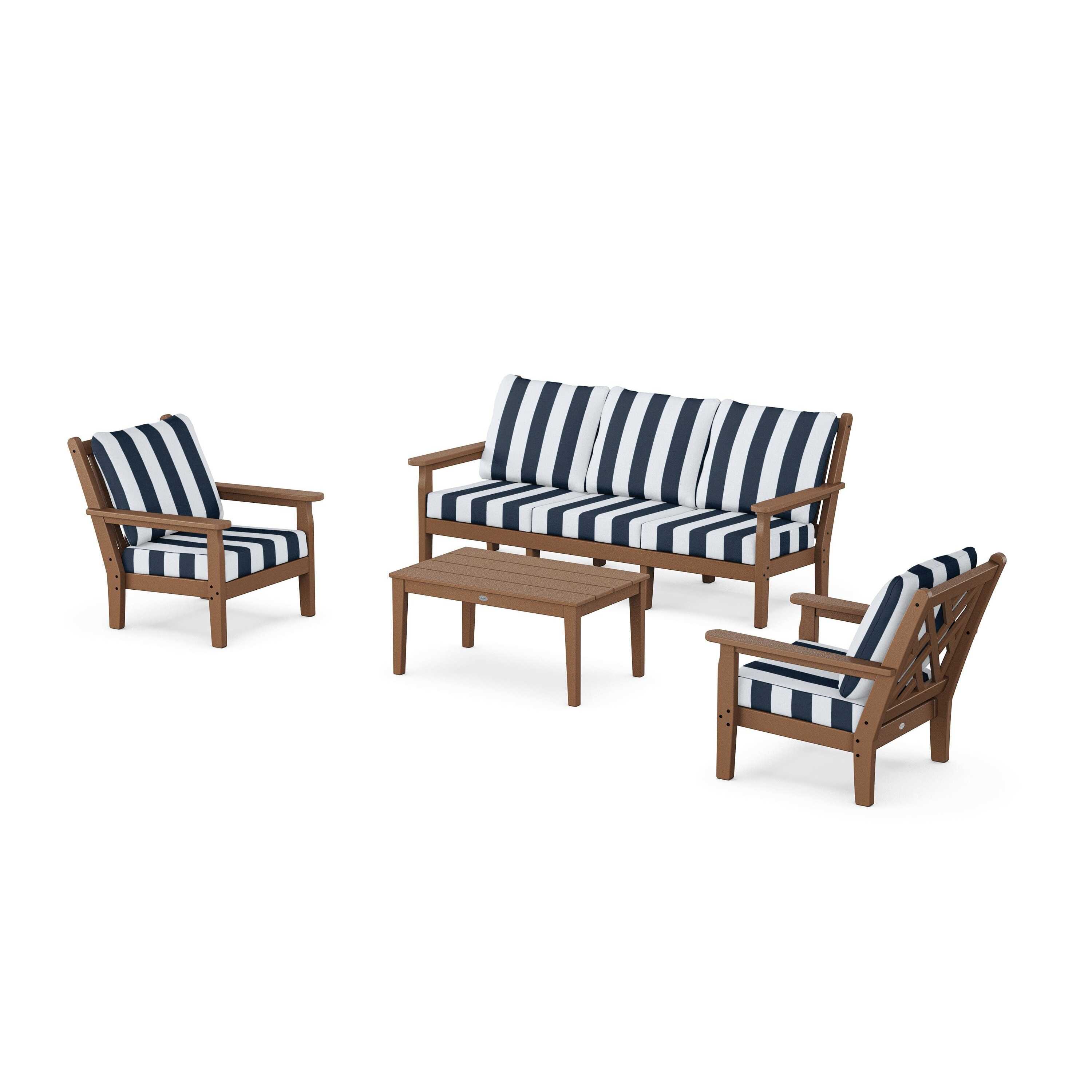 Chippendale 4-Piece Deep Seating Set with Sofa