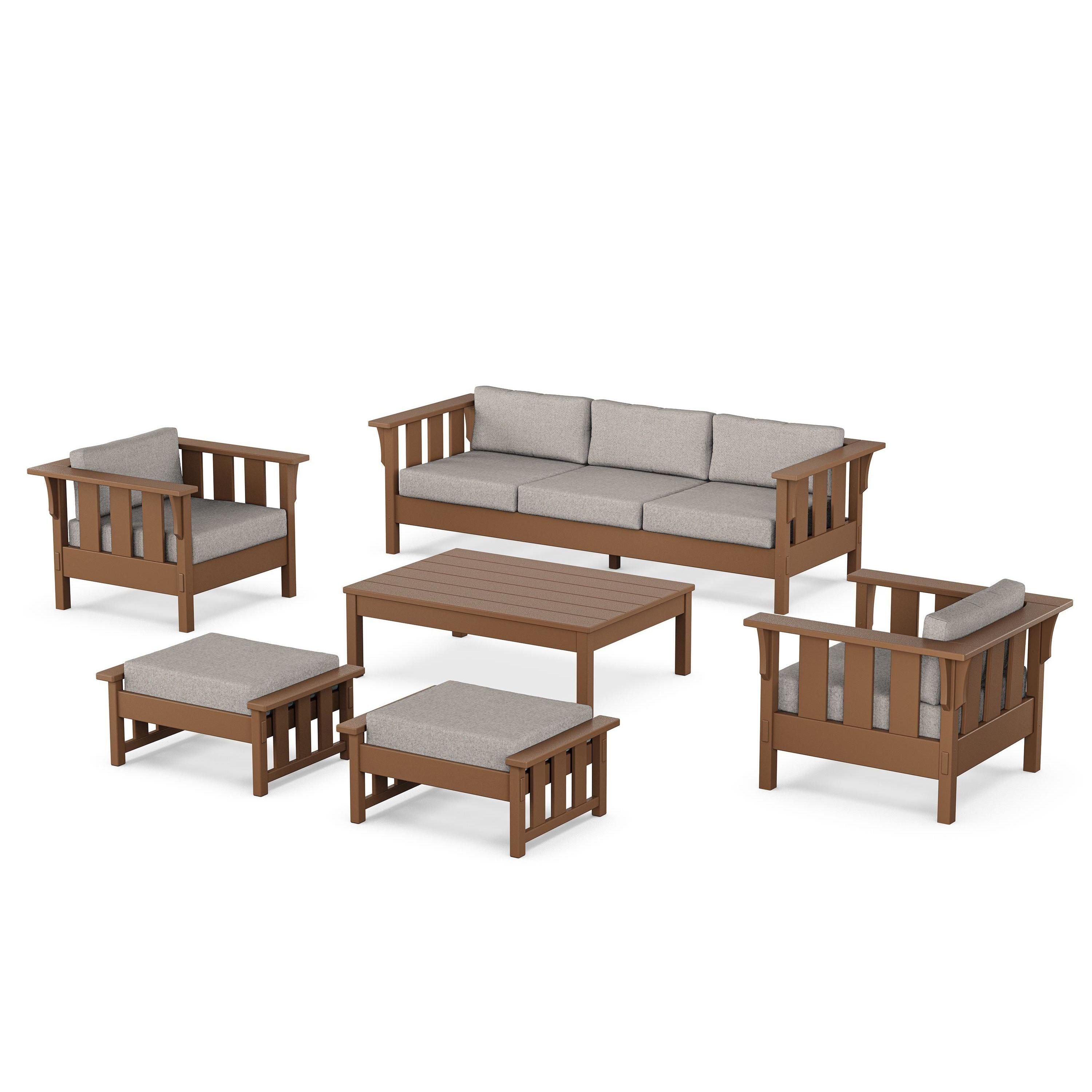 Acadia 6-Piece Lounge Sofa Set