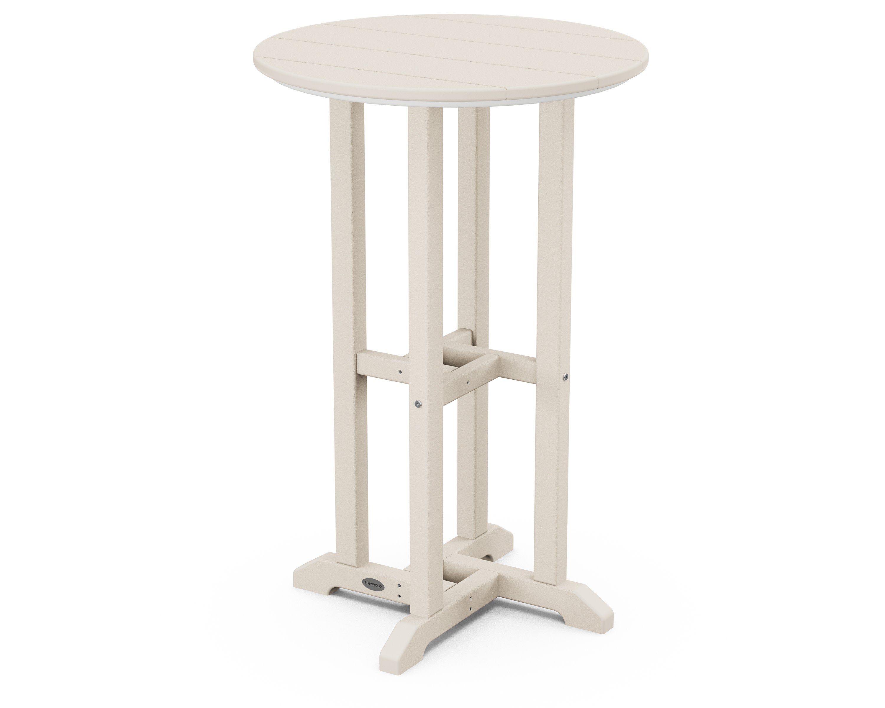 24" Round Farmhouse Counter Bistro Table