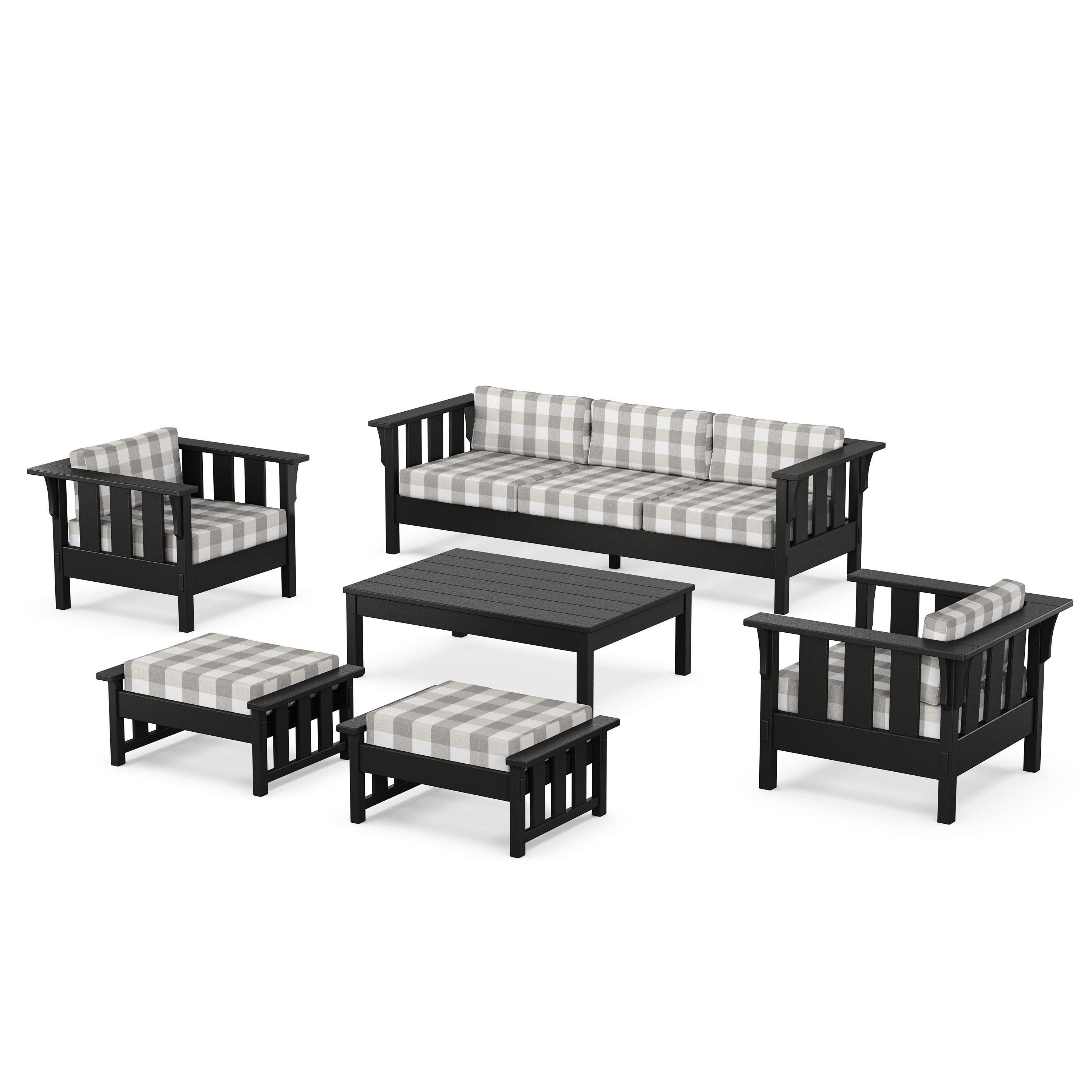 Acadia 6-Piece Lounge Sofa Set