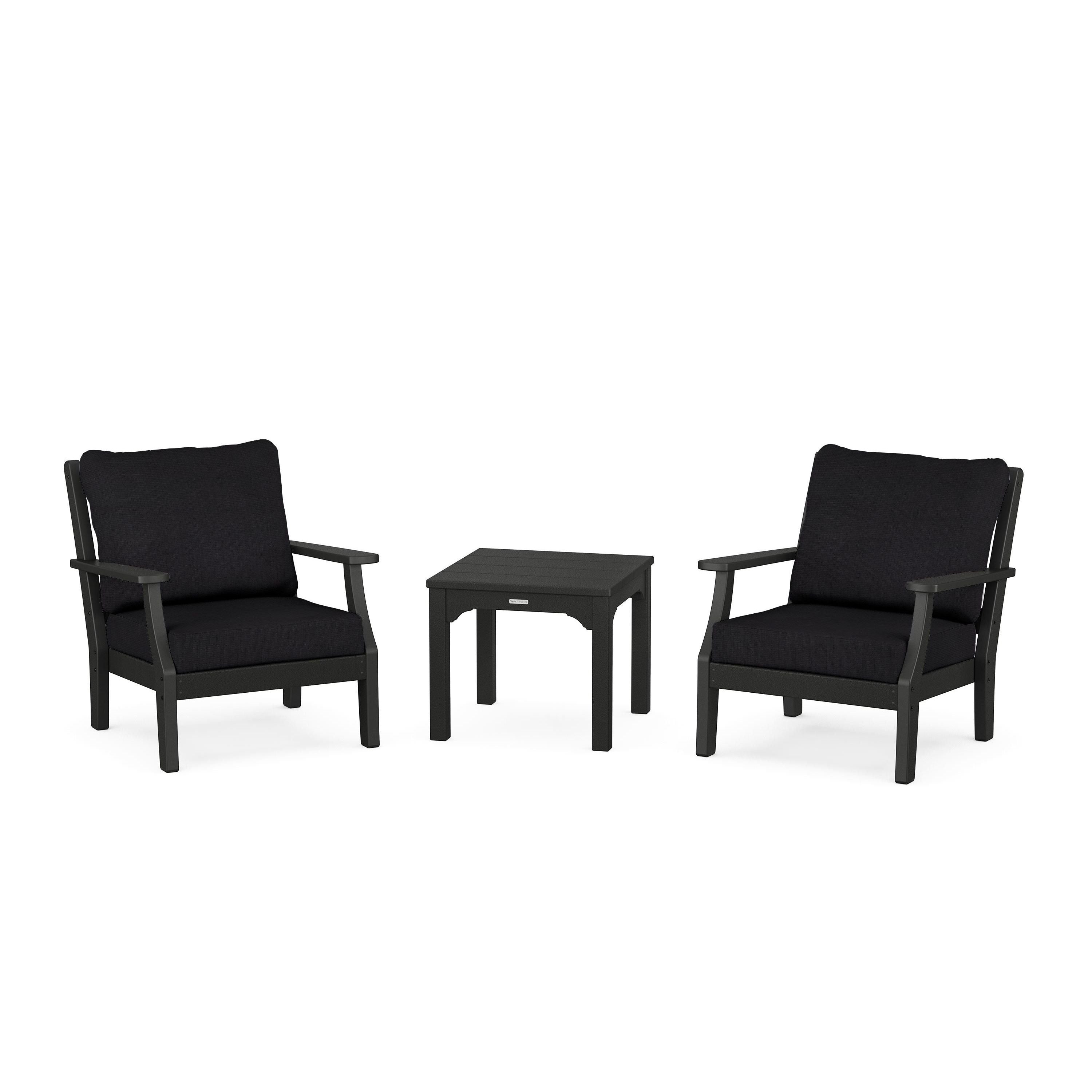 Chinoiserie 3-Piece Deep Seating Set