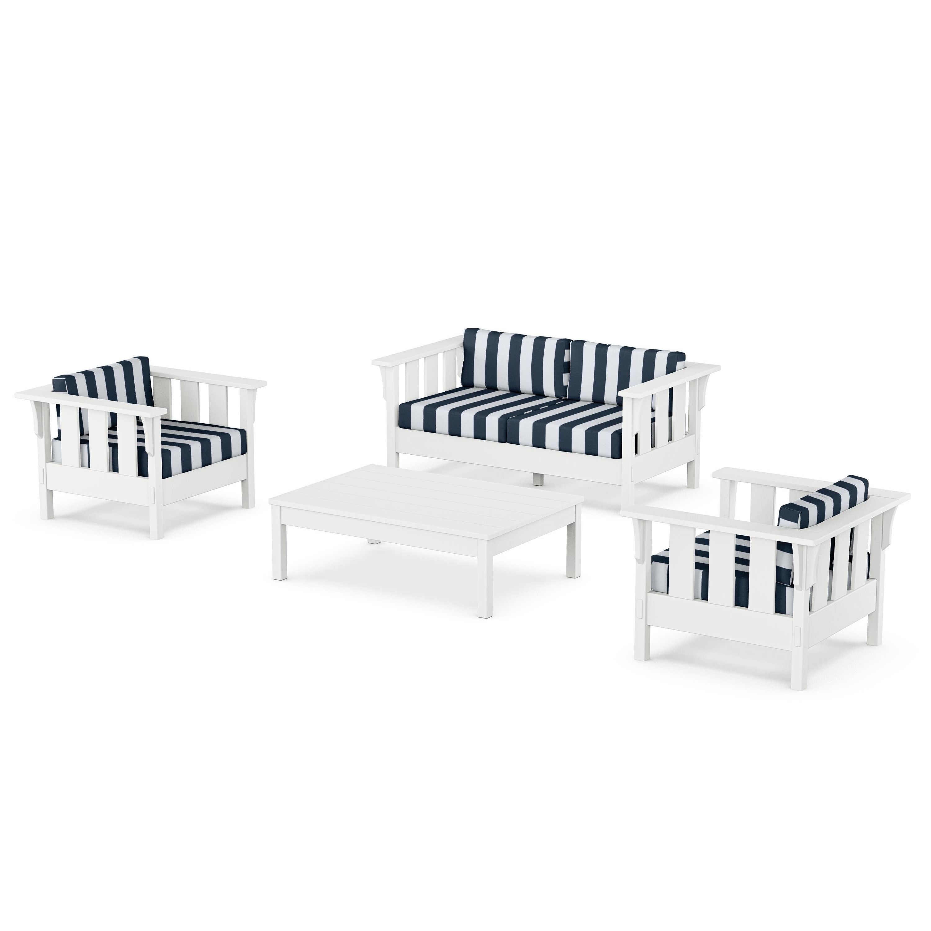 Acadia 4-Piece Deep Seating Set with Loveseat