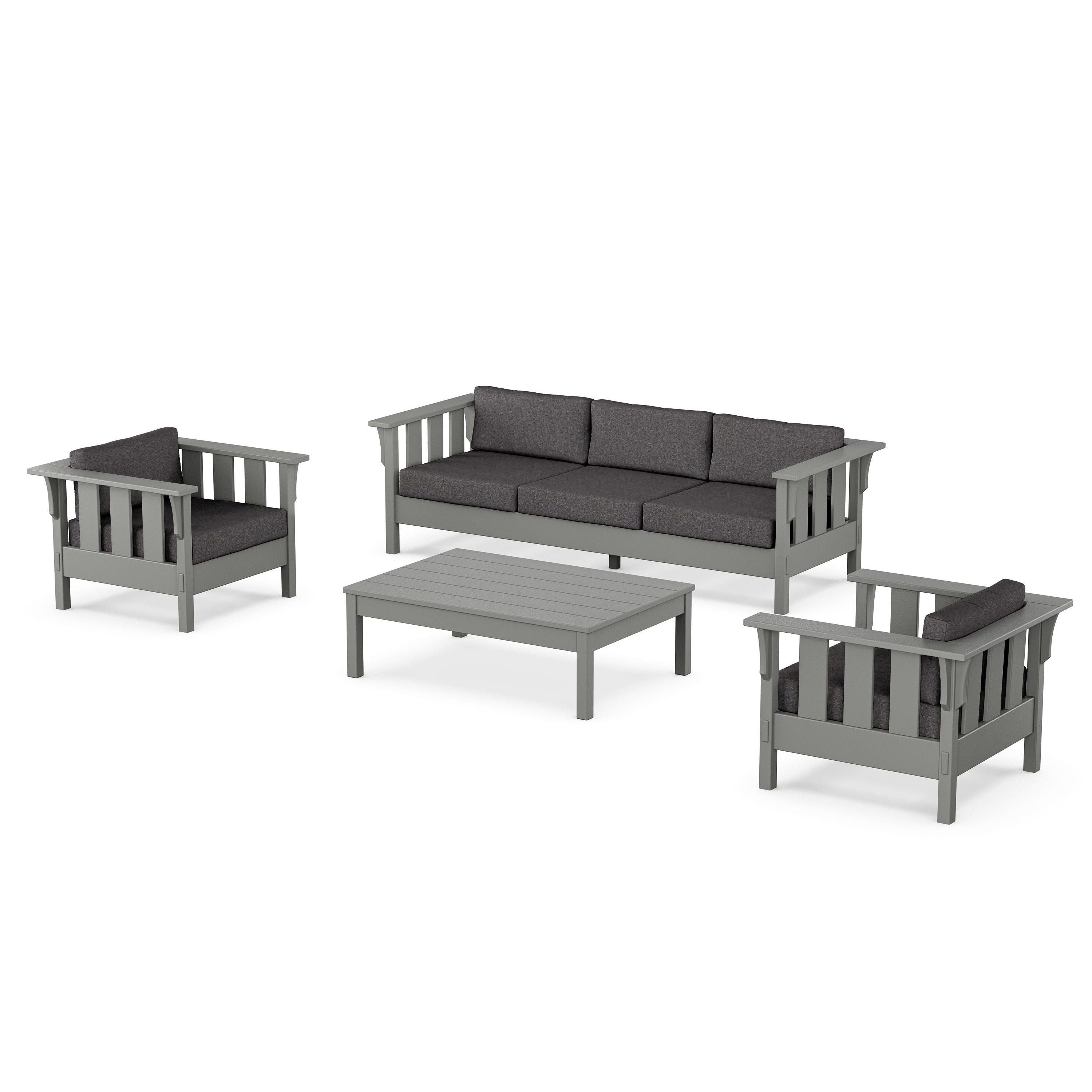 Acadia 4-Piece Deep Seating Set with Sofa
