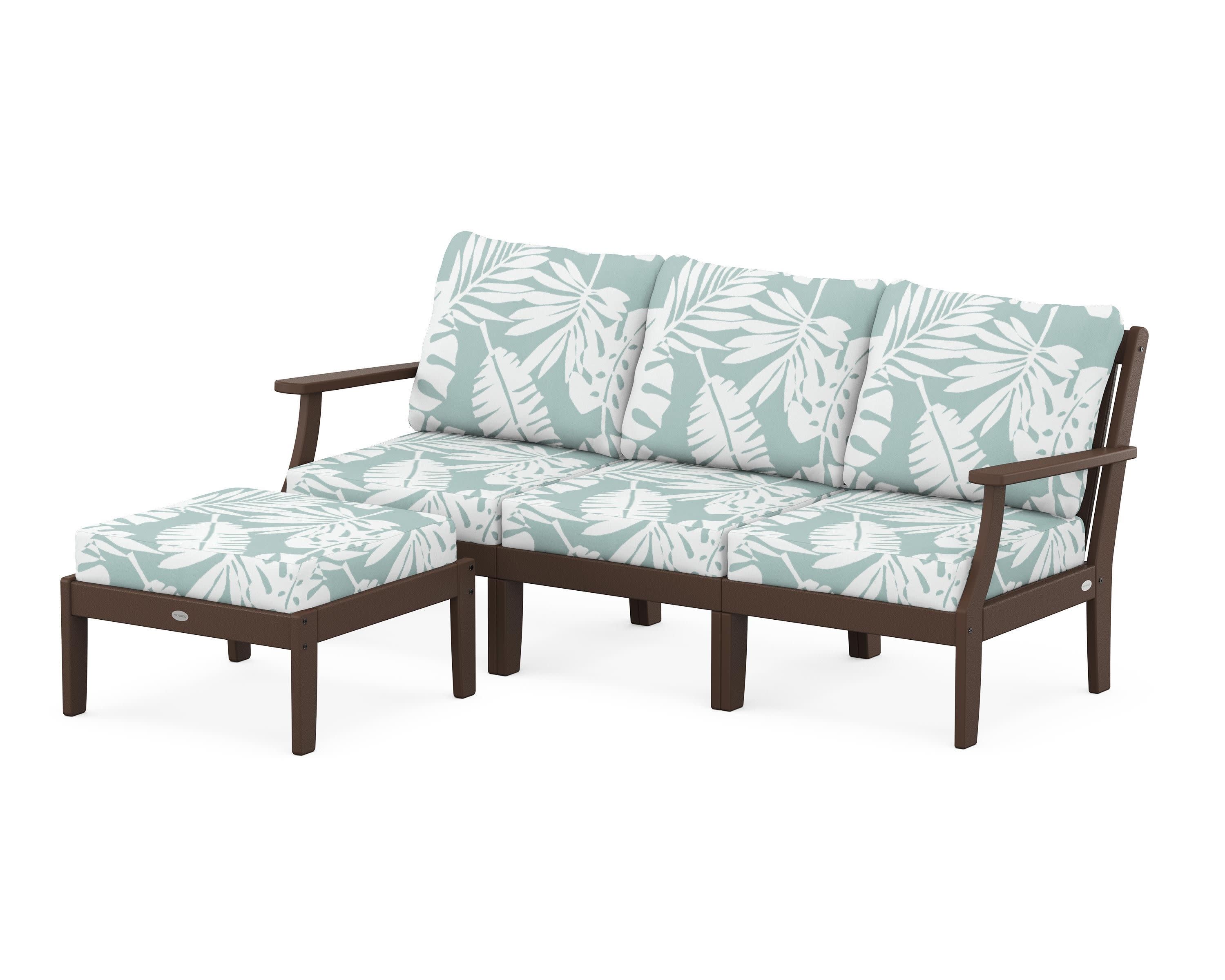 Braxton Modular 4-Piece Deep Seating Set with Ottoman