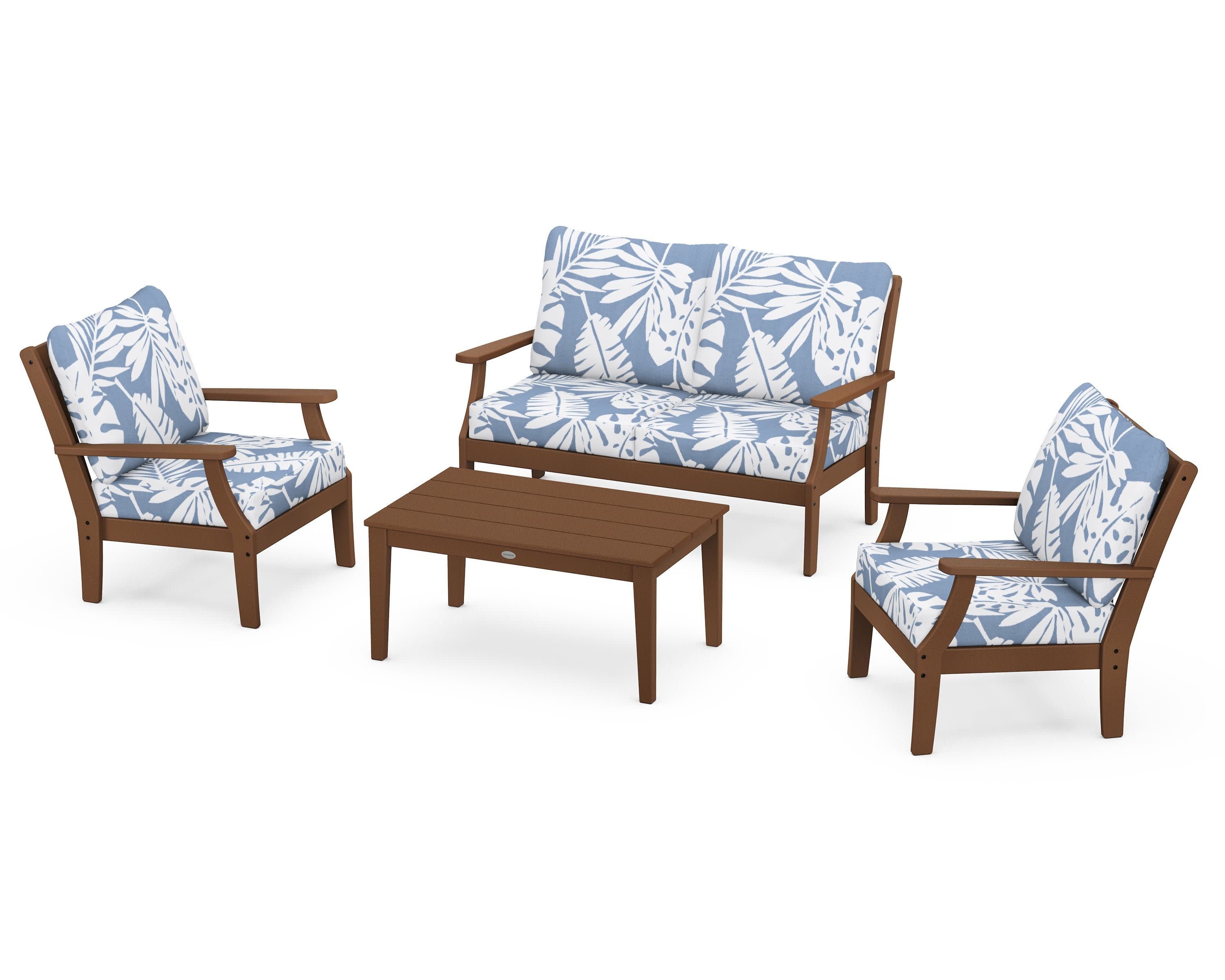 Braxton 4-Piece Deep Seating Chair Set