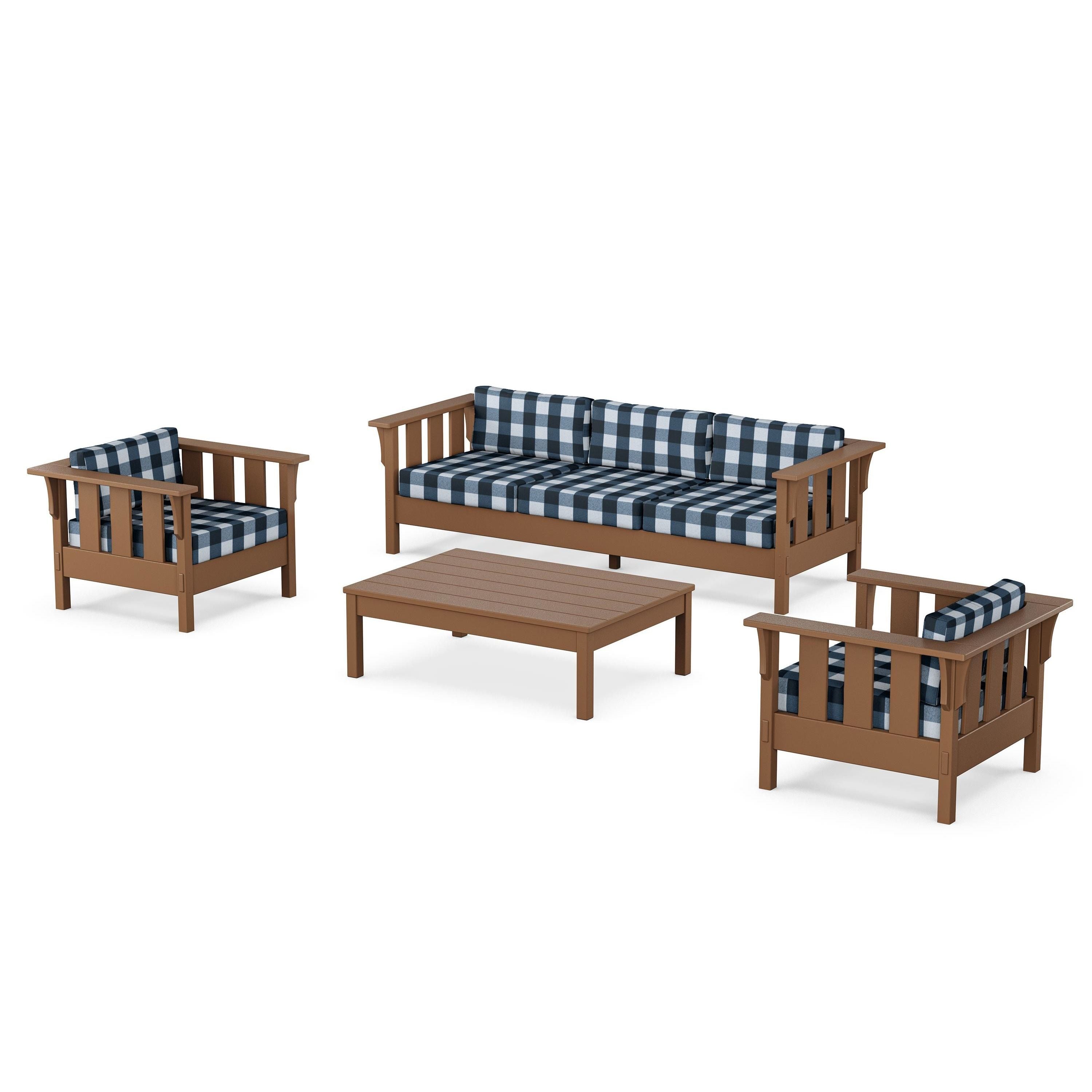 Acadia 4-Piece Deep Seating Set with Sofa