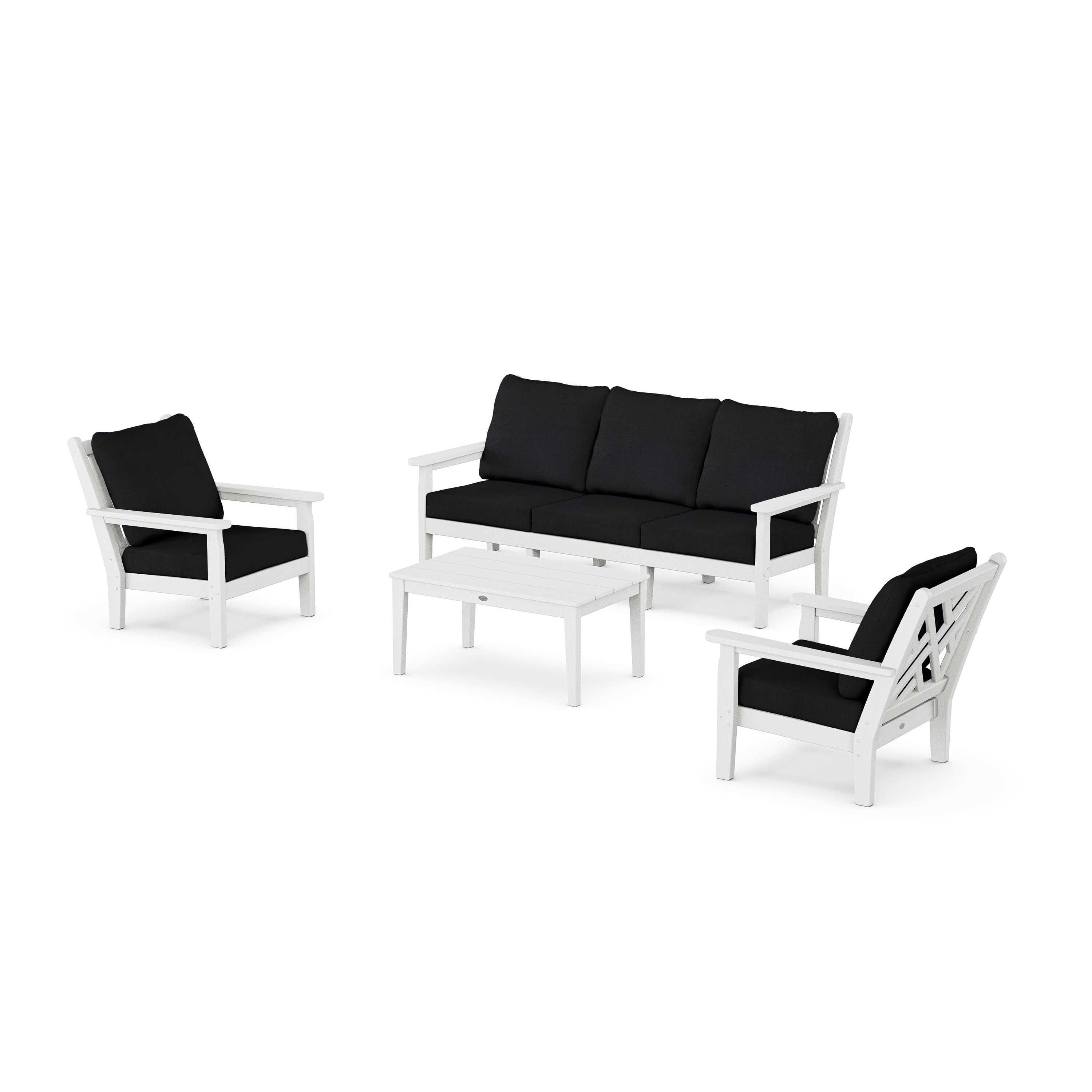 Chippendale 4-Piece Deep Seating Set with Sofa