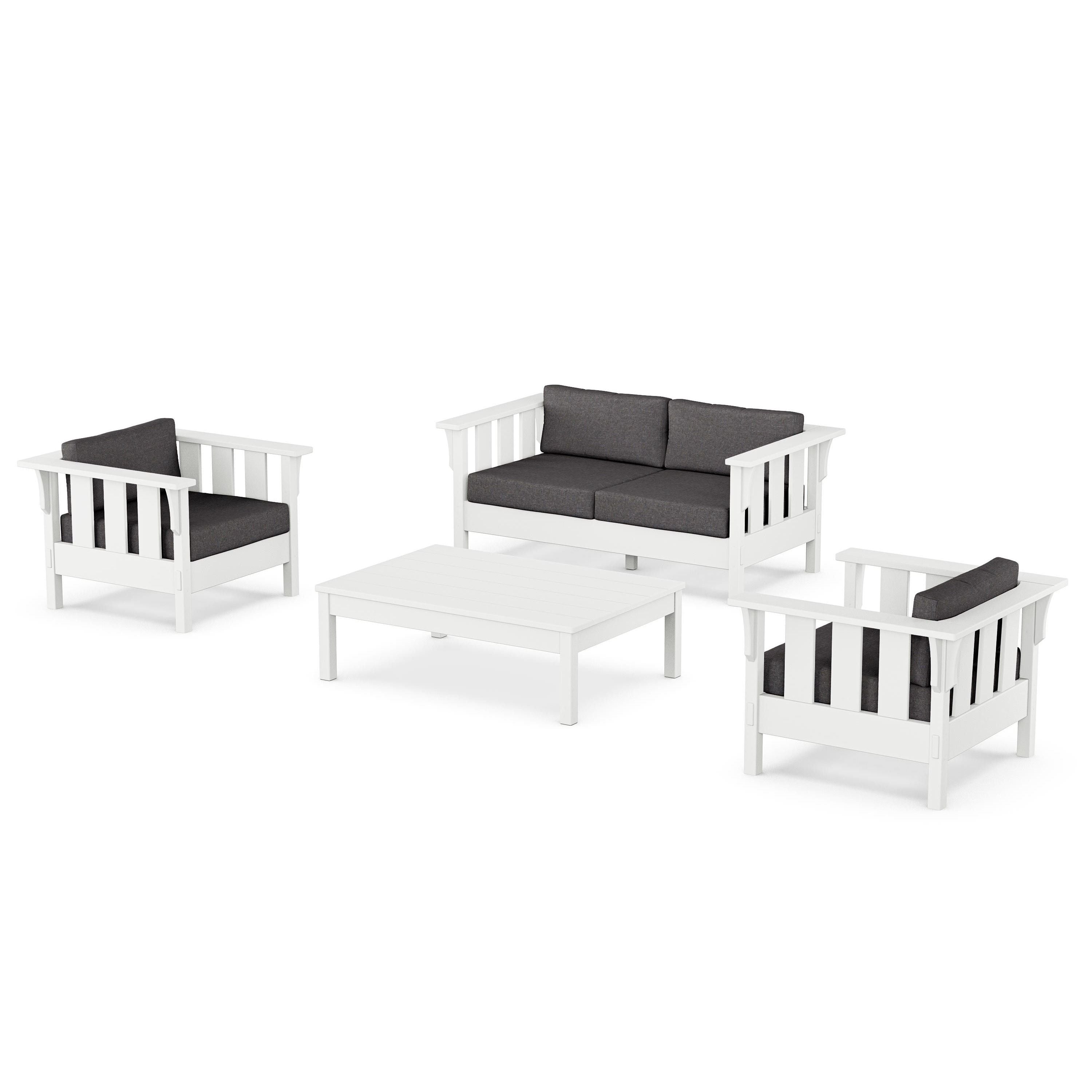 Acadia 4-Piece Deep Seating Set with Loveseat