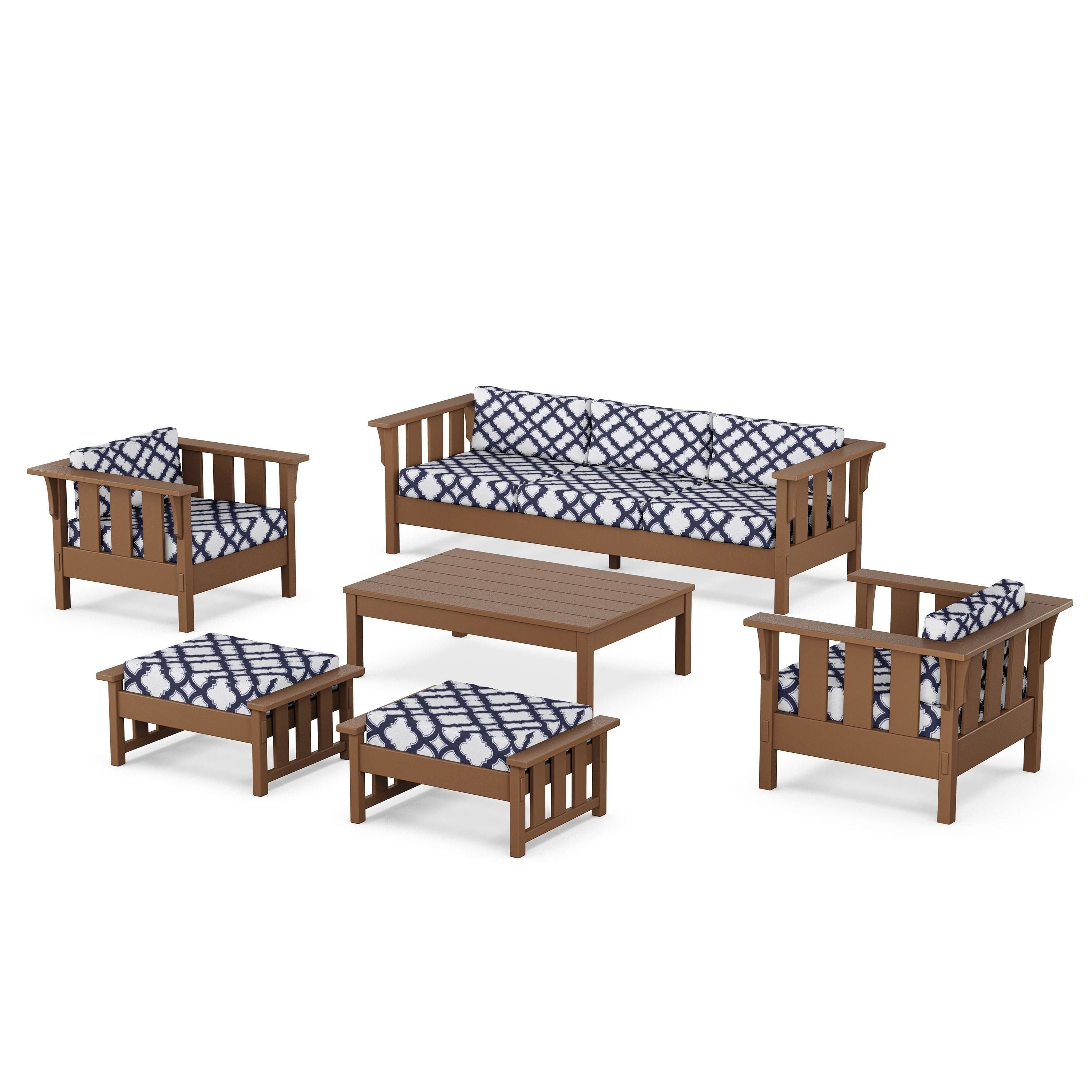 Acadia 6-Piece Lounge Sofa Set