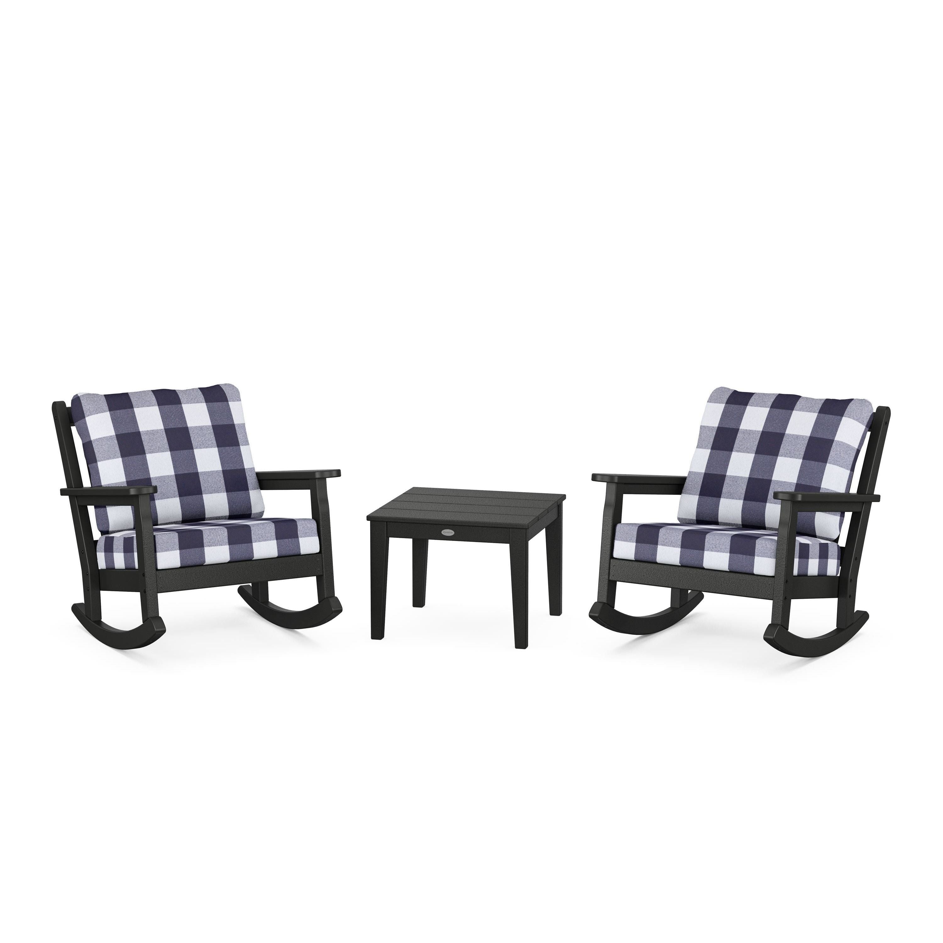 Chippendale 3-Piece Deep Seating Rocker Set