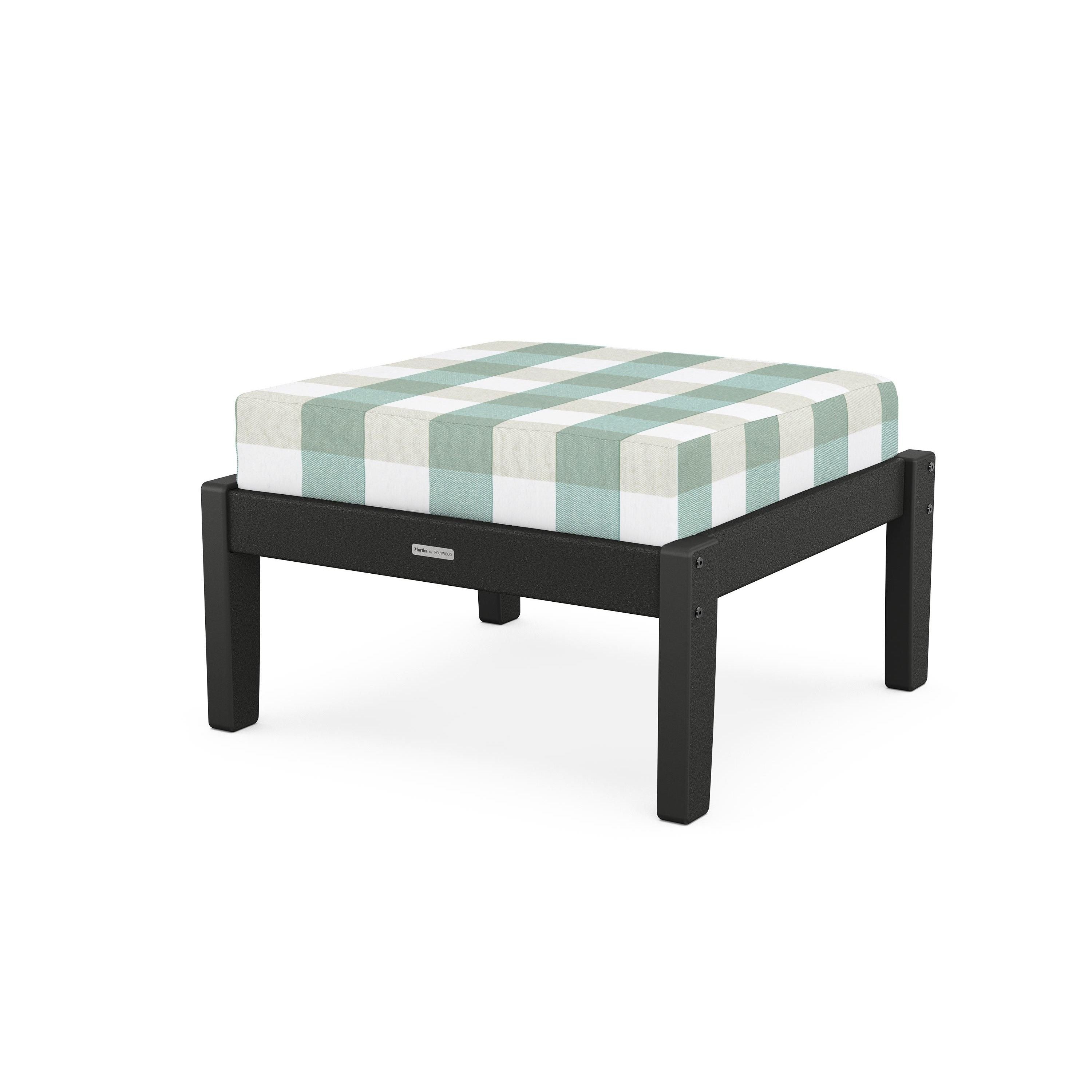 Chinoiserie Deep Seating Ottoman