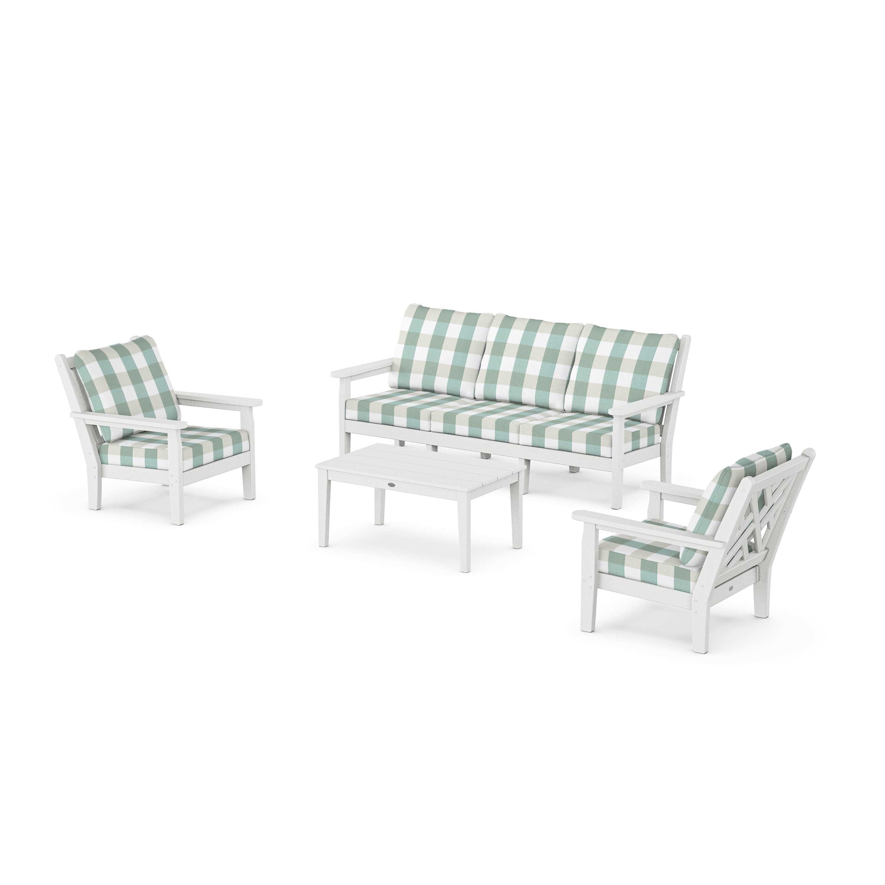 Chippendale 4-Piece Deep Seating Set with Sofa