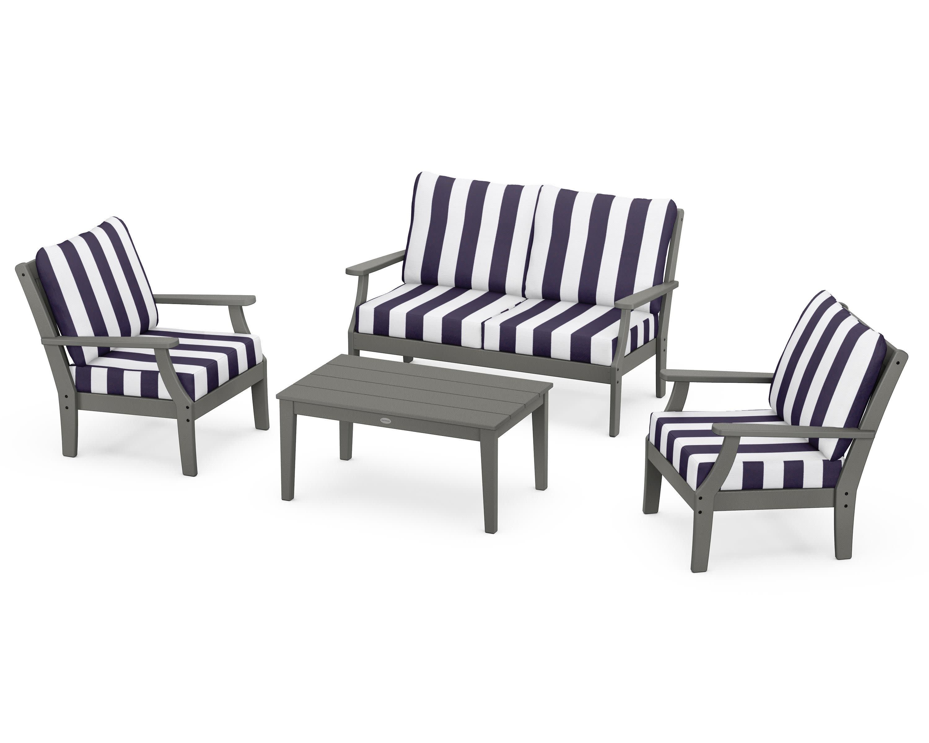 Braxton 4-Piece Deep Seating Chair Set