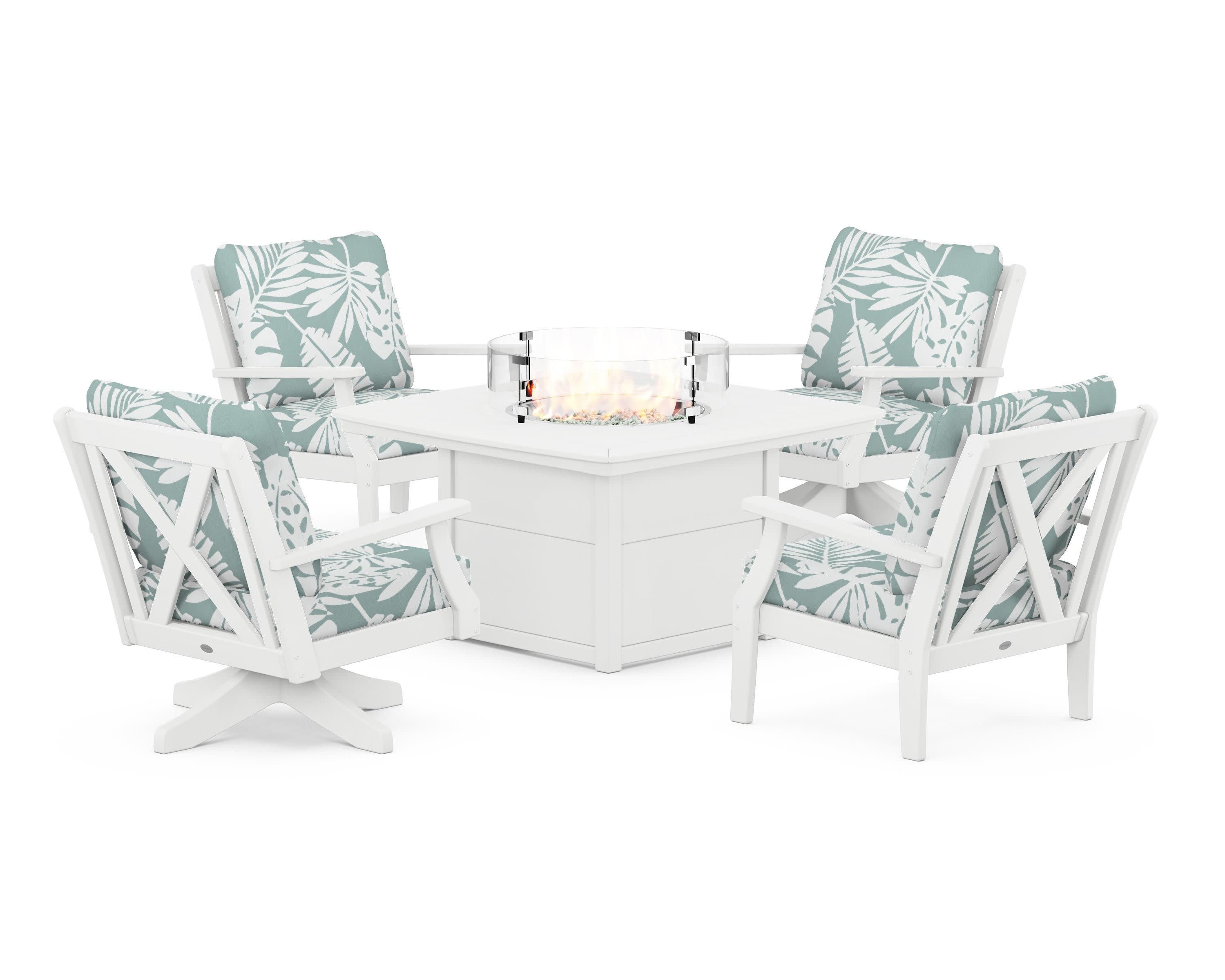 Braxton 5-Piece Deep Seating Set with Fire Table