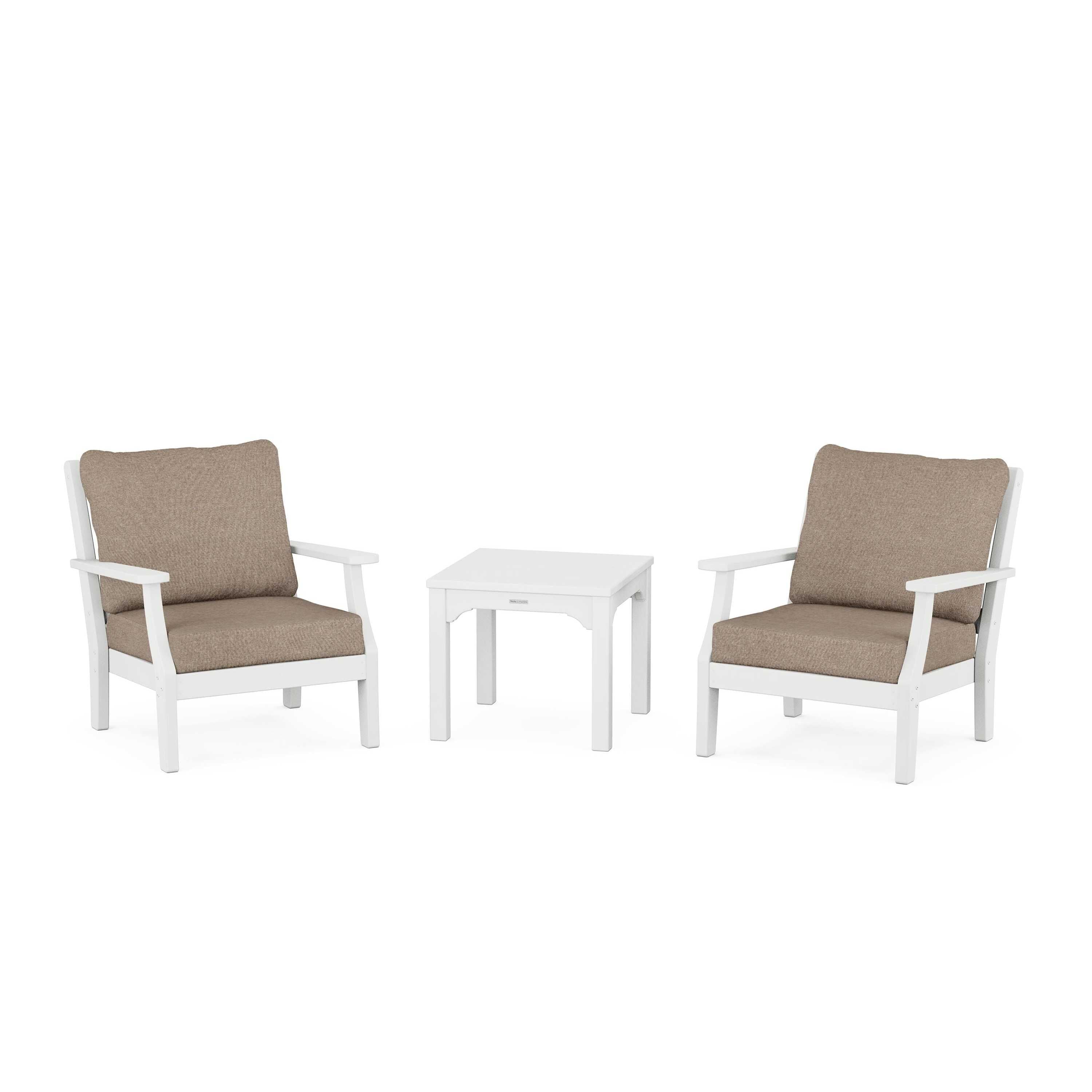 Chinoiserie 3-Piece Deep Seating Set