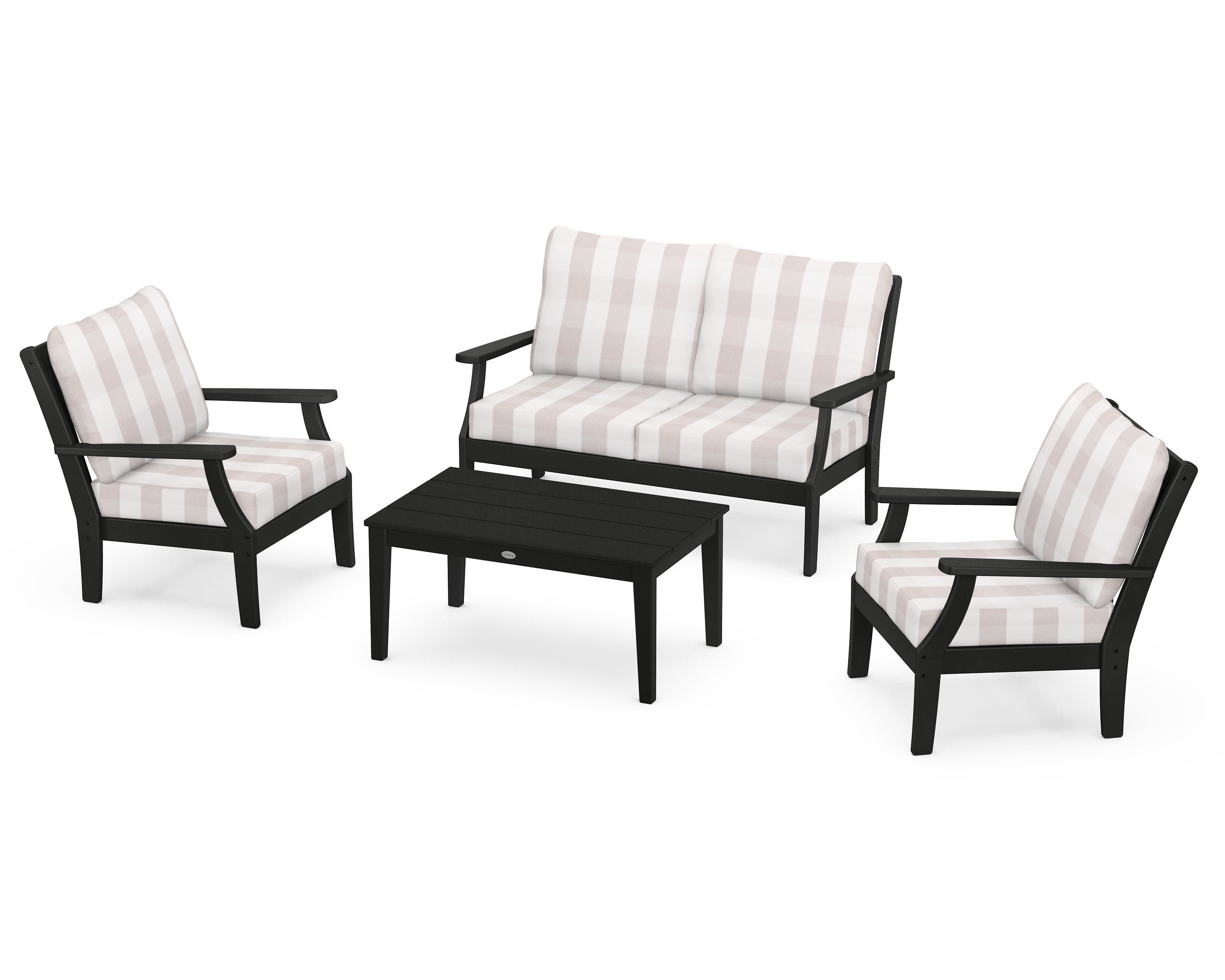 Braxton 4-Piece Deep Seating Chair Set