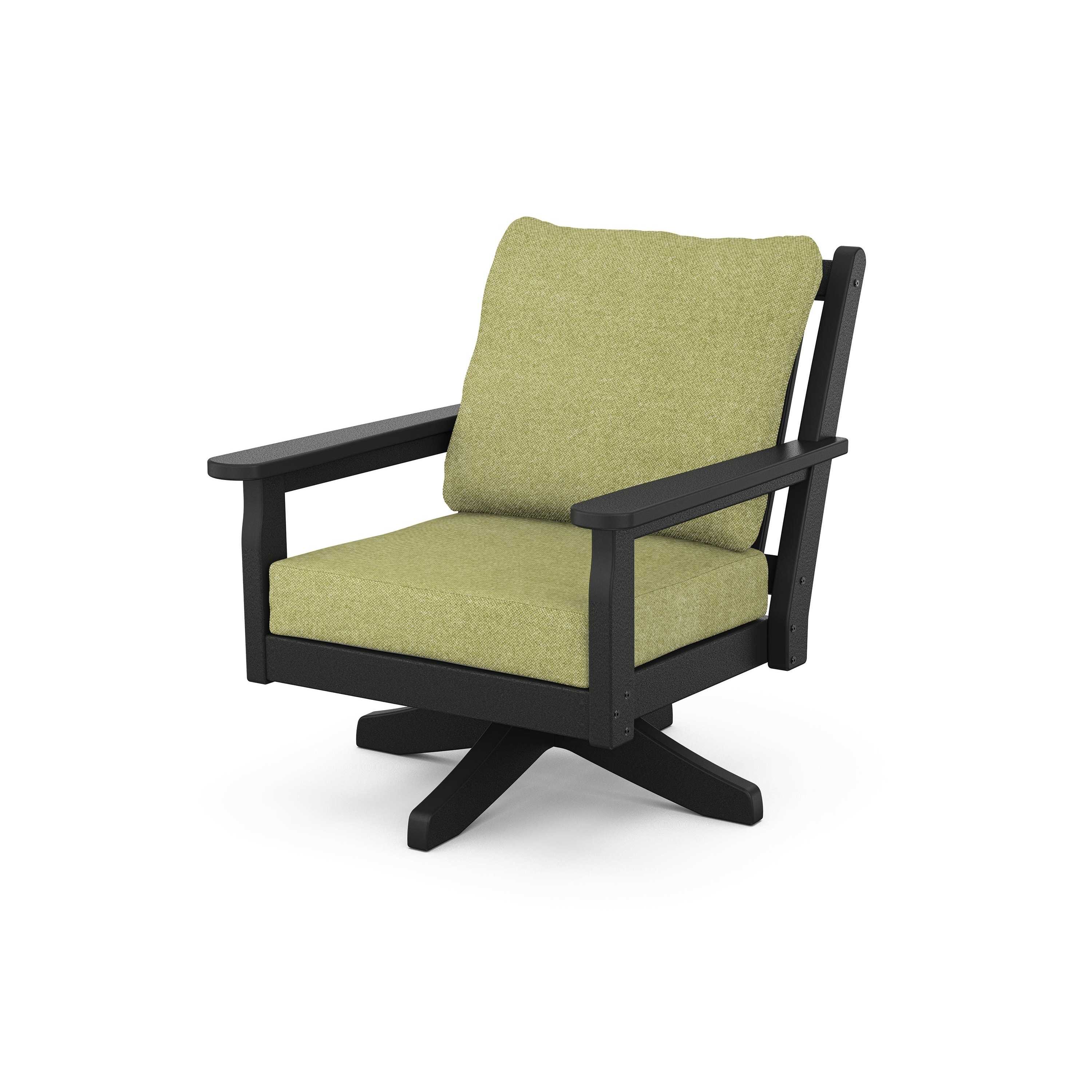Chippendale Deep Seating Swivel Chair
