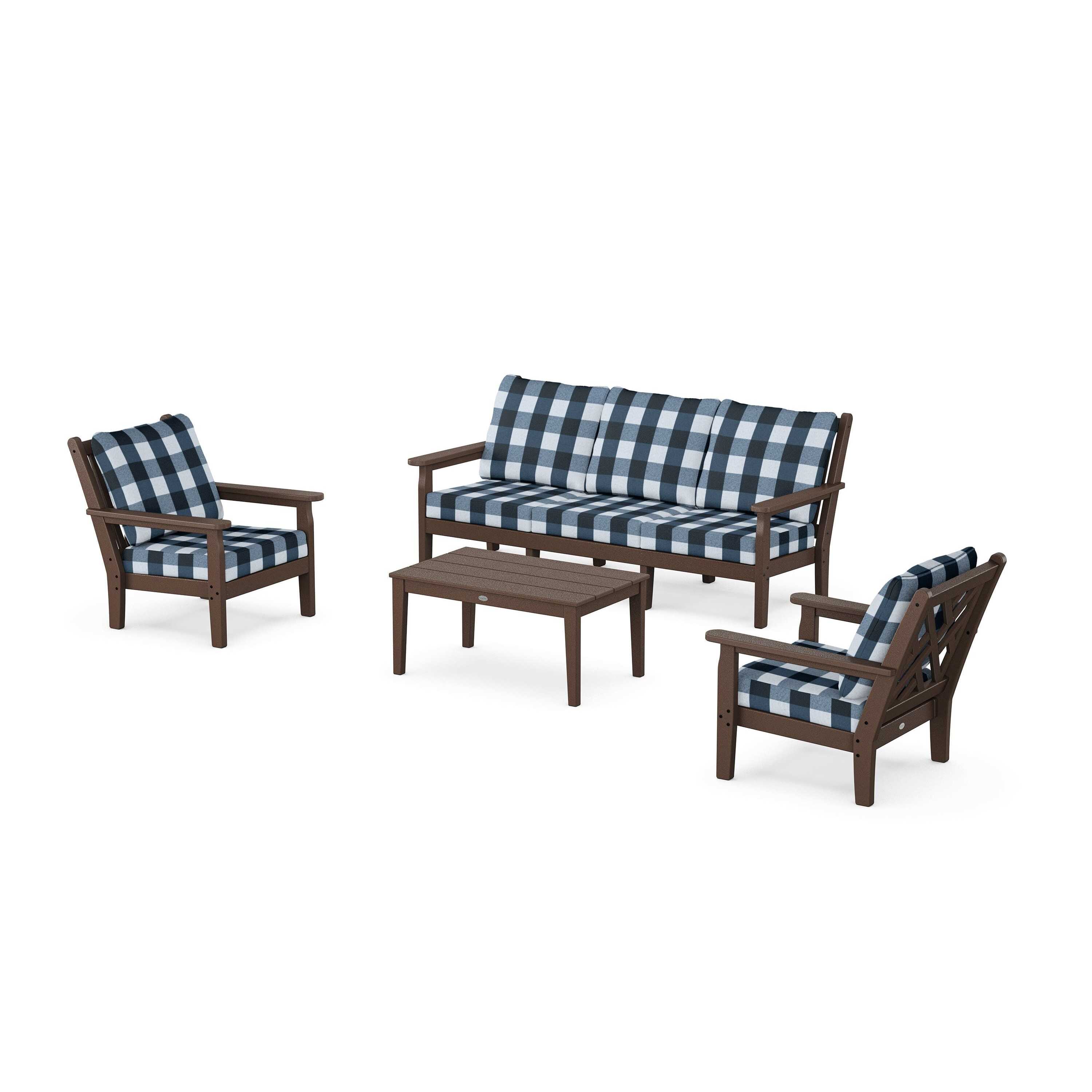 Chippendale 4-Piece Deep Seating Set with Sofa