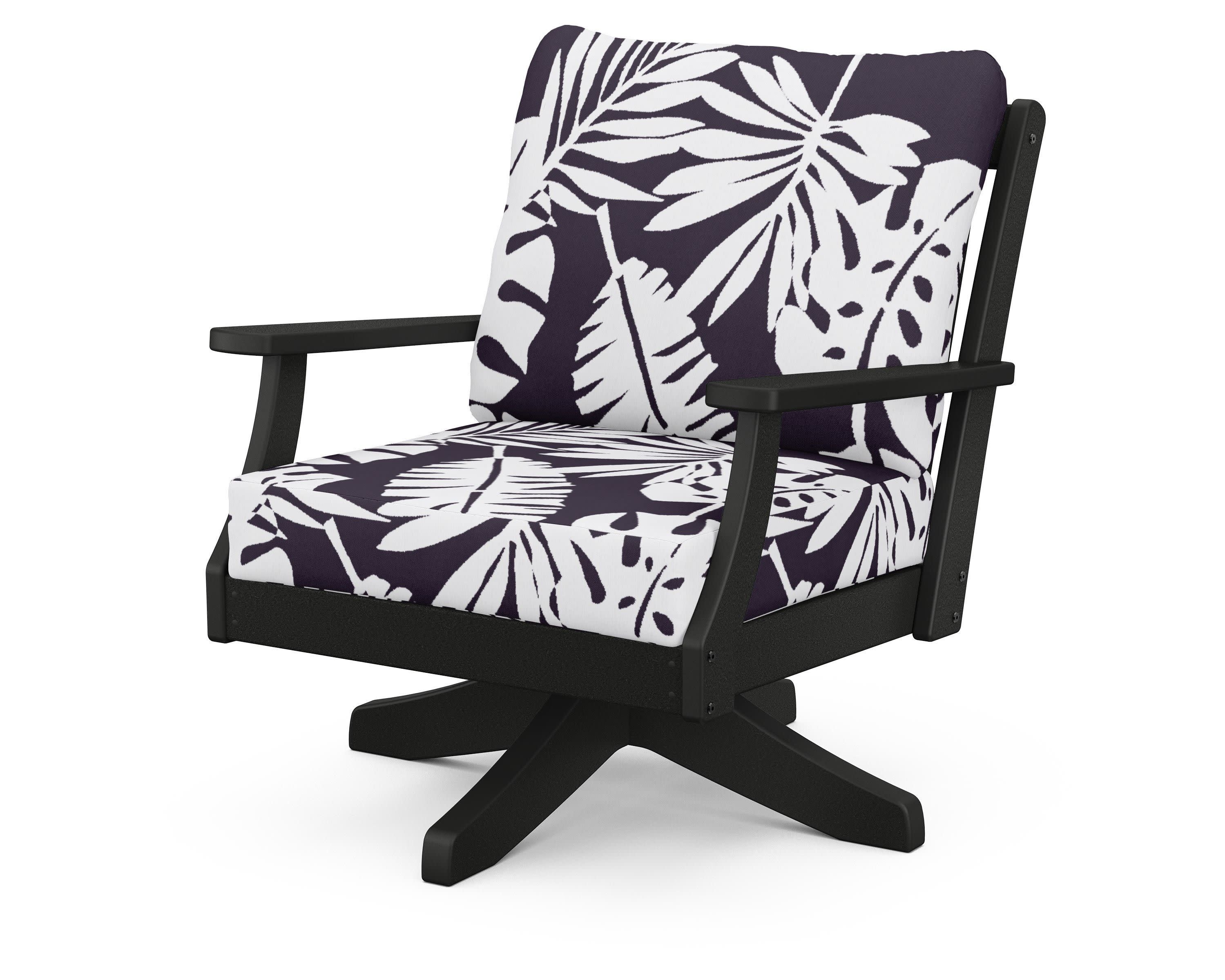 Braxton Deep Seating Swivel Chair