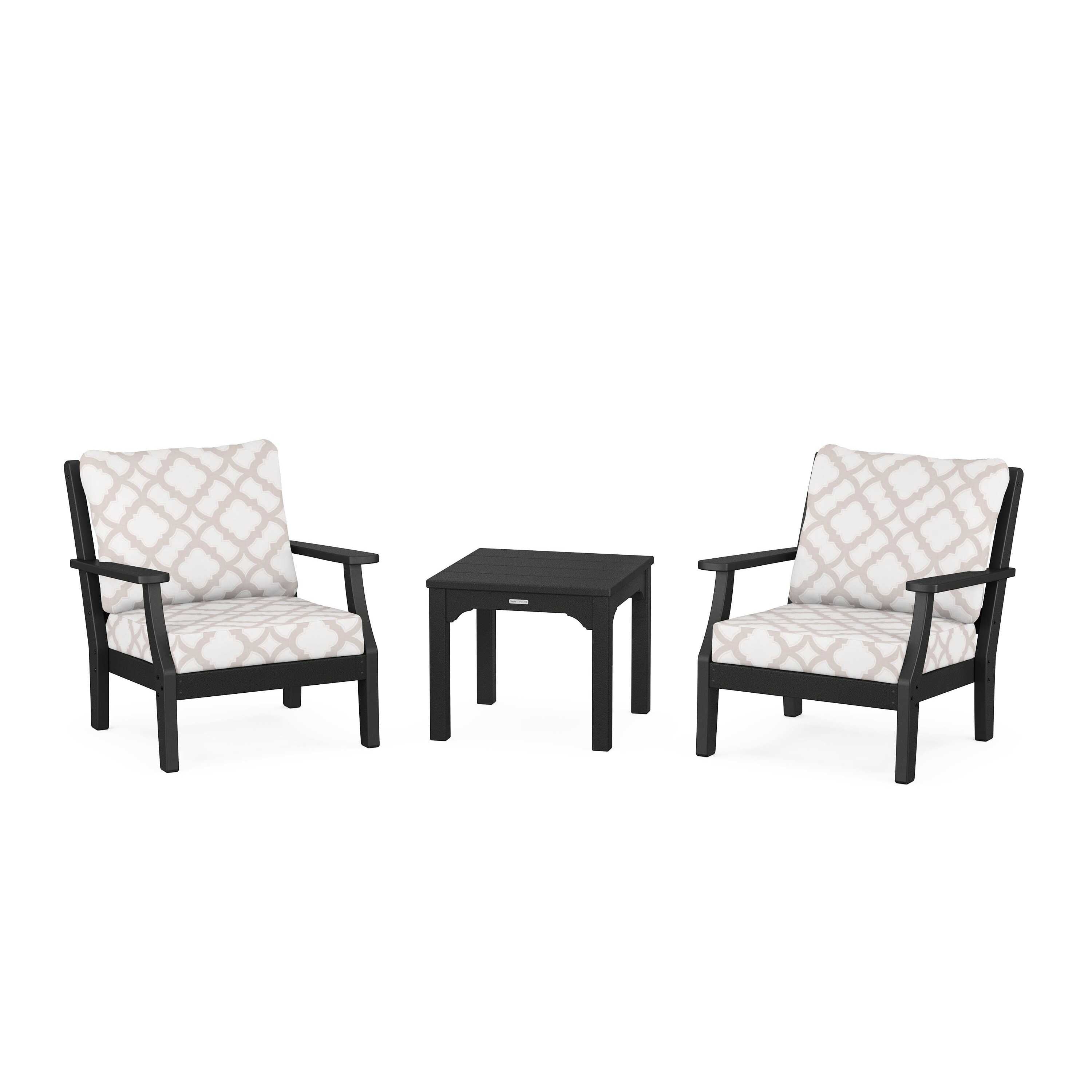 Chinoiserie 3-Piece Deep Seating Set